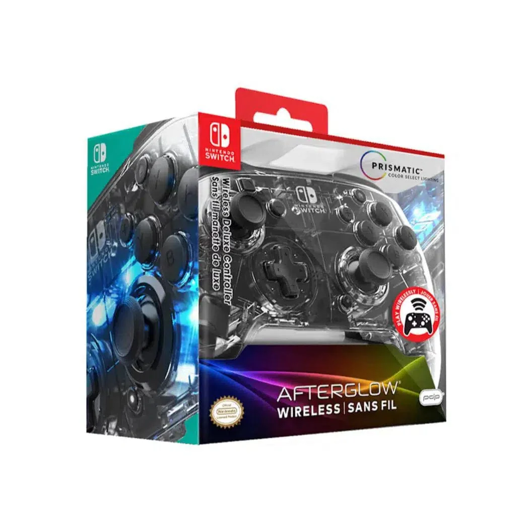 Nintendo Switch Wireless Controller (Glowing Afterglow See Through Version) - pdp - Deluxe Edition - Image 5