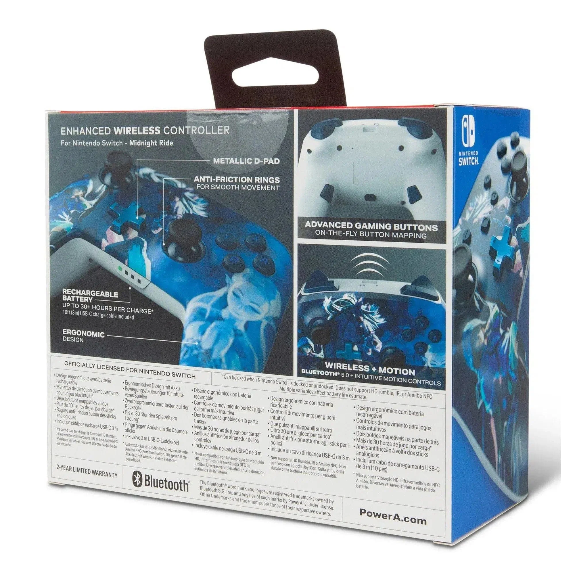 Nintendo Switch Wireless Controller (Midnight Ride Version) - PowerA - Enhanced Edition - Image 11