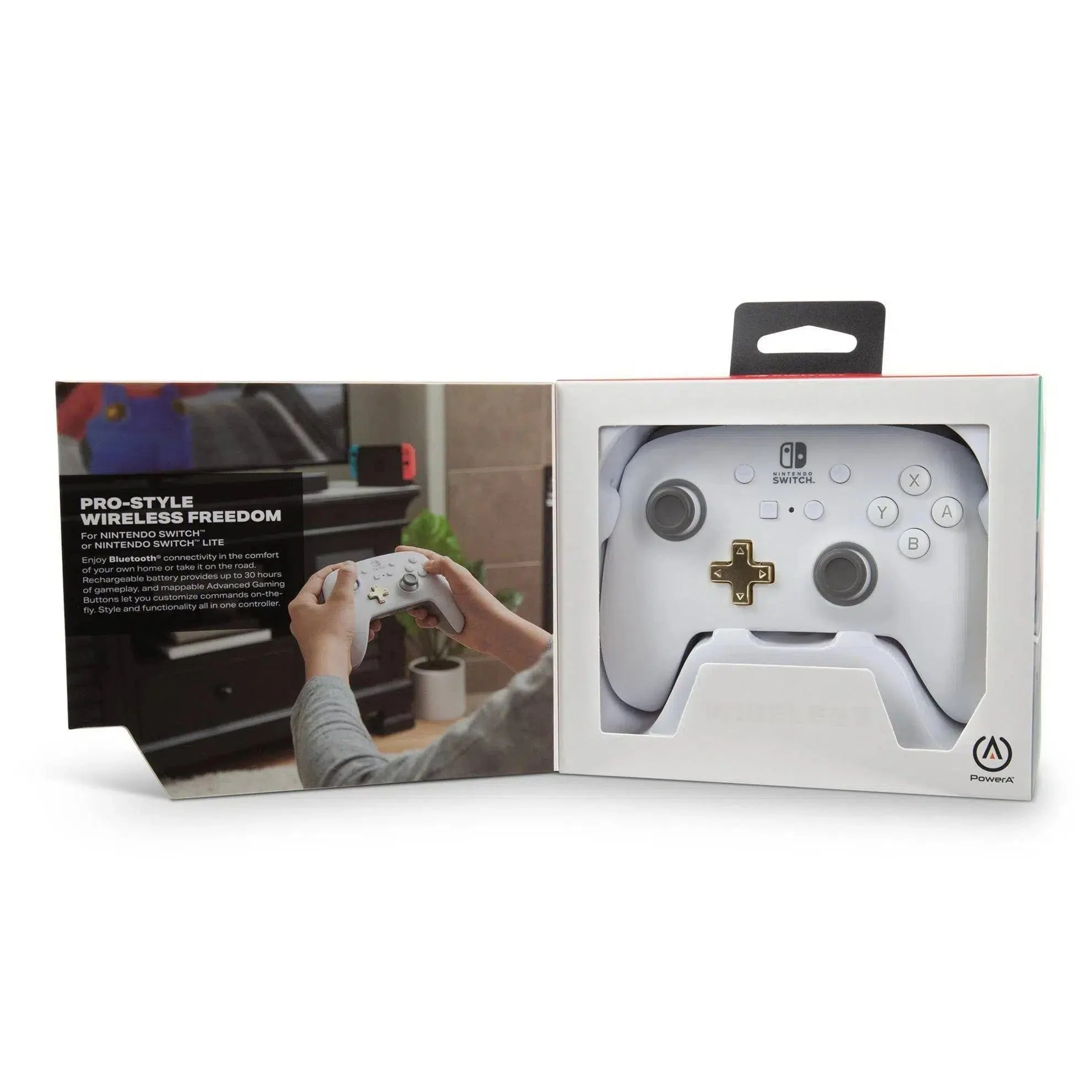 Nintendo Switch Wireless Controller (White) - PowerA - Enhanced Edition - Image 11