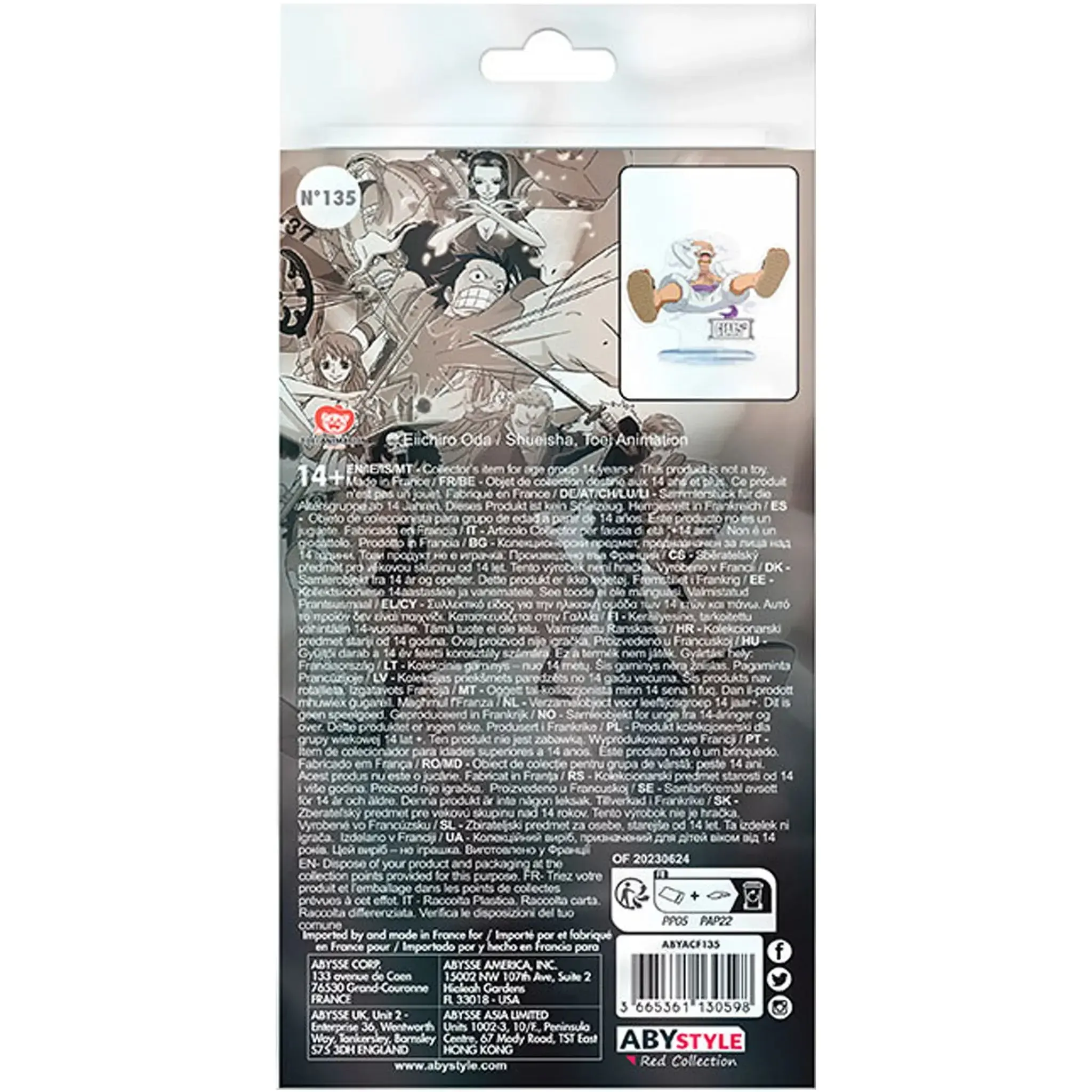 One Piece - Gear 5 Luffy Standee Figure (Acrylic) - ABYstyle - Acryl Series - Image 3