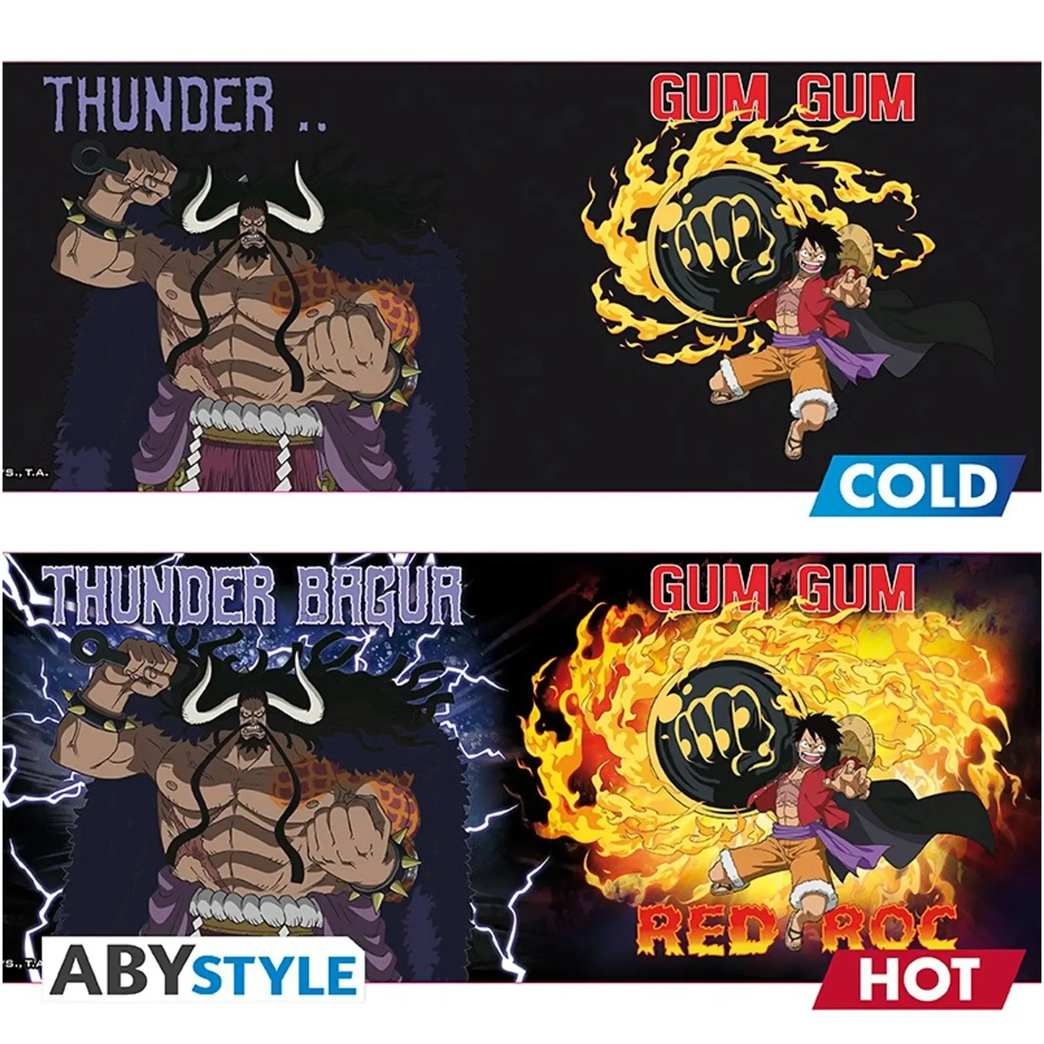 One Piece - Luffy vs. Kaido Magic Heat-Change Mug (Ceramic, 16 oz.) - ABYstyle - Image 4