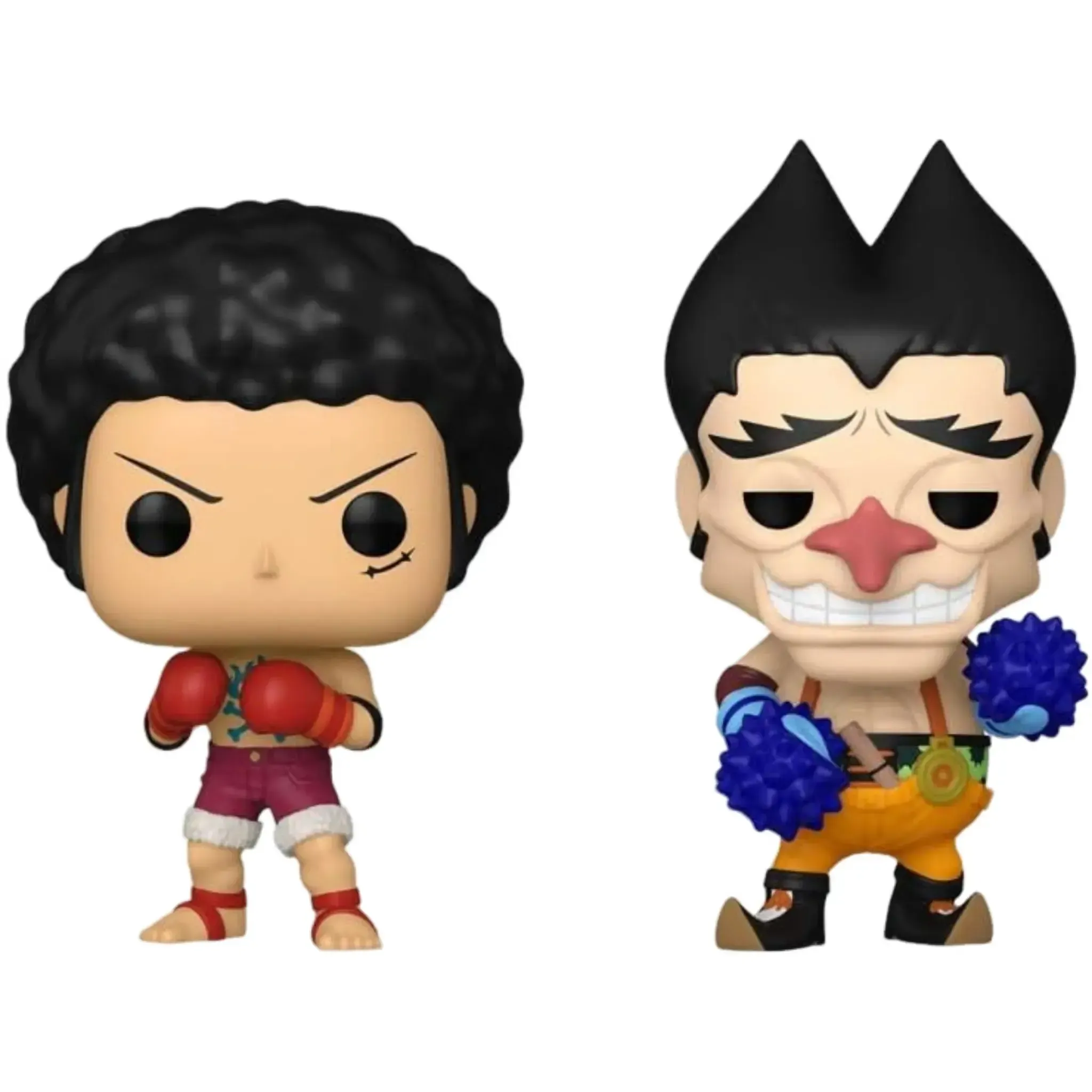 One Piece - Monkey D. Luffy & Foxy 2-Pack Figure Set (3.75") - Funko - Pop! Animation Series, Special Edition - (2024) - Image 2