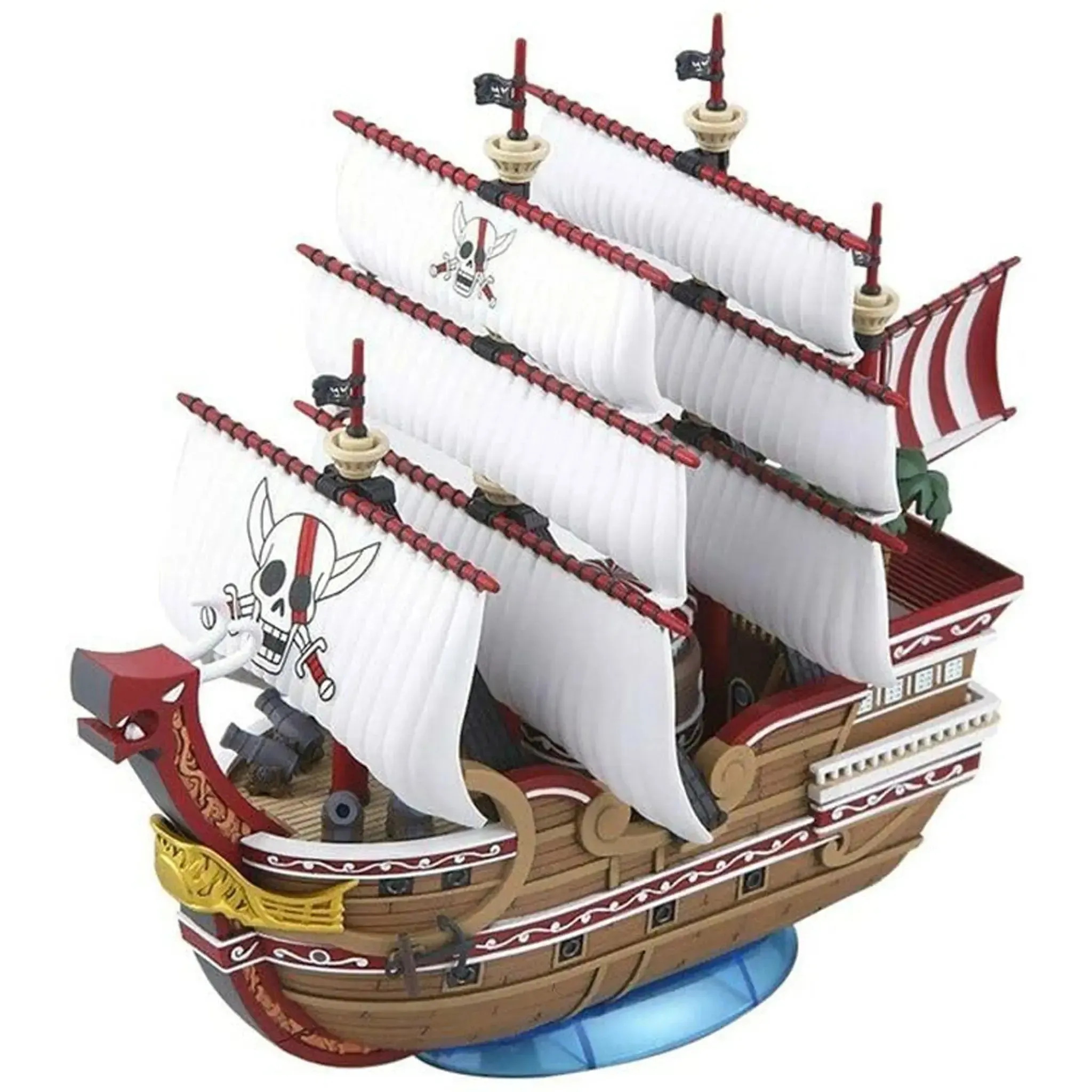 One Piece - Red Force Pirate Ship Figure Model Kit - Bandai Spirits - Grand Ship Collection Series (04) - (2012) - Image 2