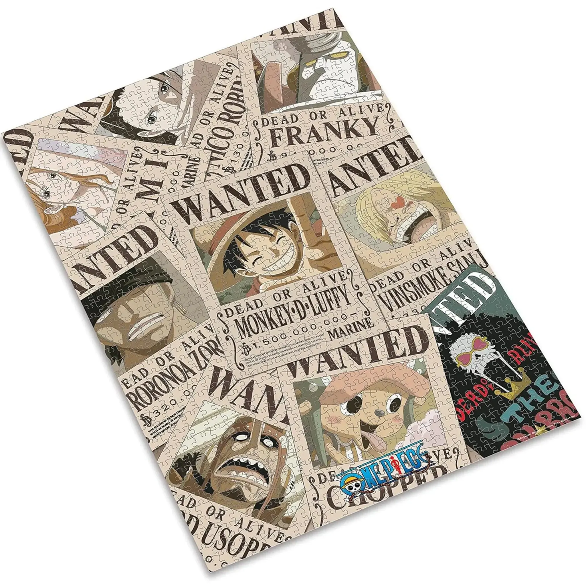 One Piece - Straw Hat Crew Wanted Posters Jigsaw Puzzle (1000 Pieces) - ABYstyle - Image 3