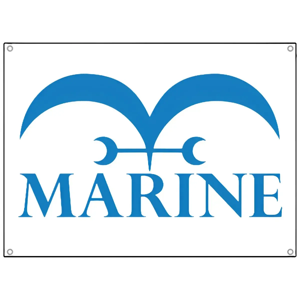 One Piece - World Government Marines Flag (43"x31.5") - Great Eastern Entertainment
