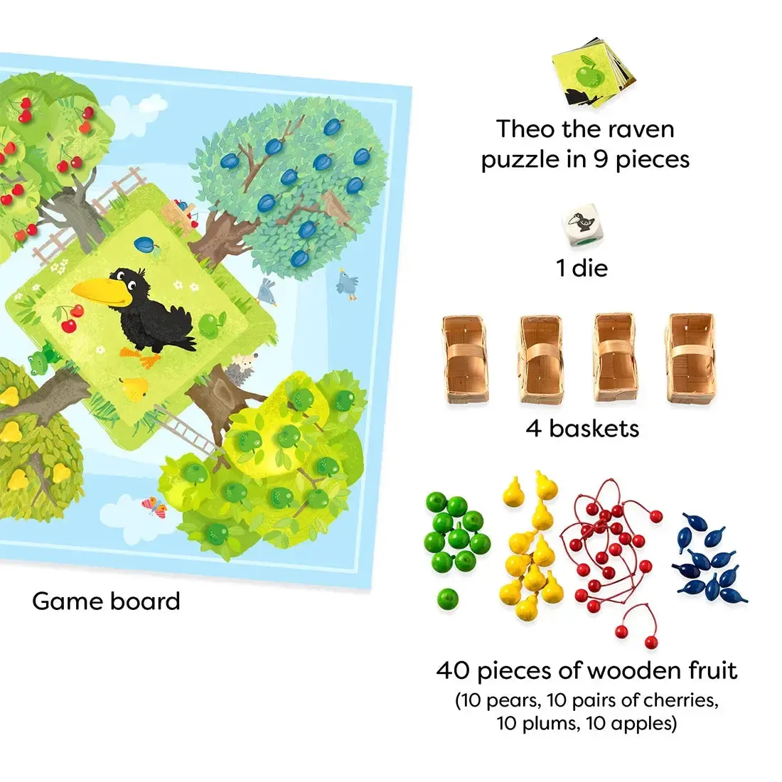 Orchard - Cooperative Nature Board Game for Adults, Family, and Children (2-4 Players, Ages 3+) - HABA - Image 2