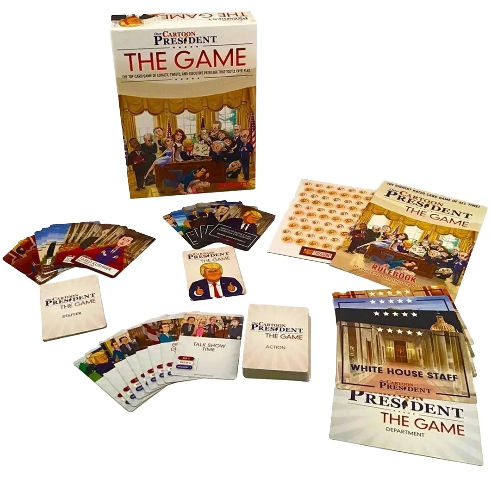 Our Cartoon President: The Game (Featuring Donald Trump) - Party Politics Board Game for Adults (2-5 Players, Ages 13+) - Redshift Games - Image 2