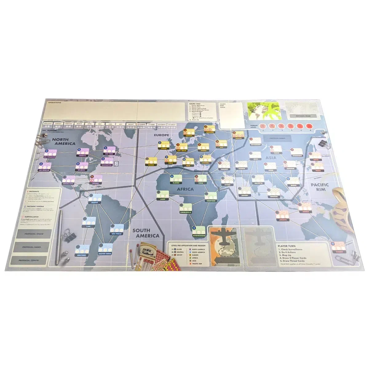 Pandemic: Legacy Season 0 - Cooperative Espionage Board Game for Family, and Adults (2-4 Players, Ages 14+) - Z-Man Games - Image 5