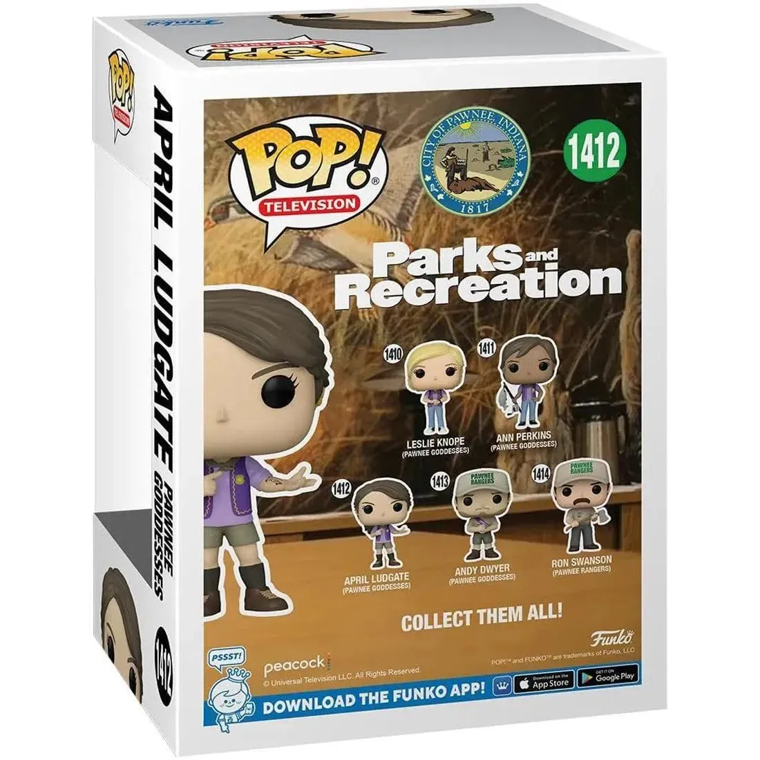 Parks and Recreation - April Ludgate Pawnee Goddesses Figure (3.65") - Funko - Pop! Television Series (1412) - Image 3