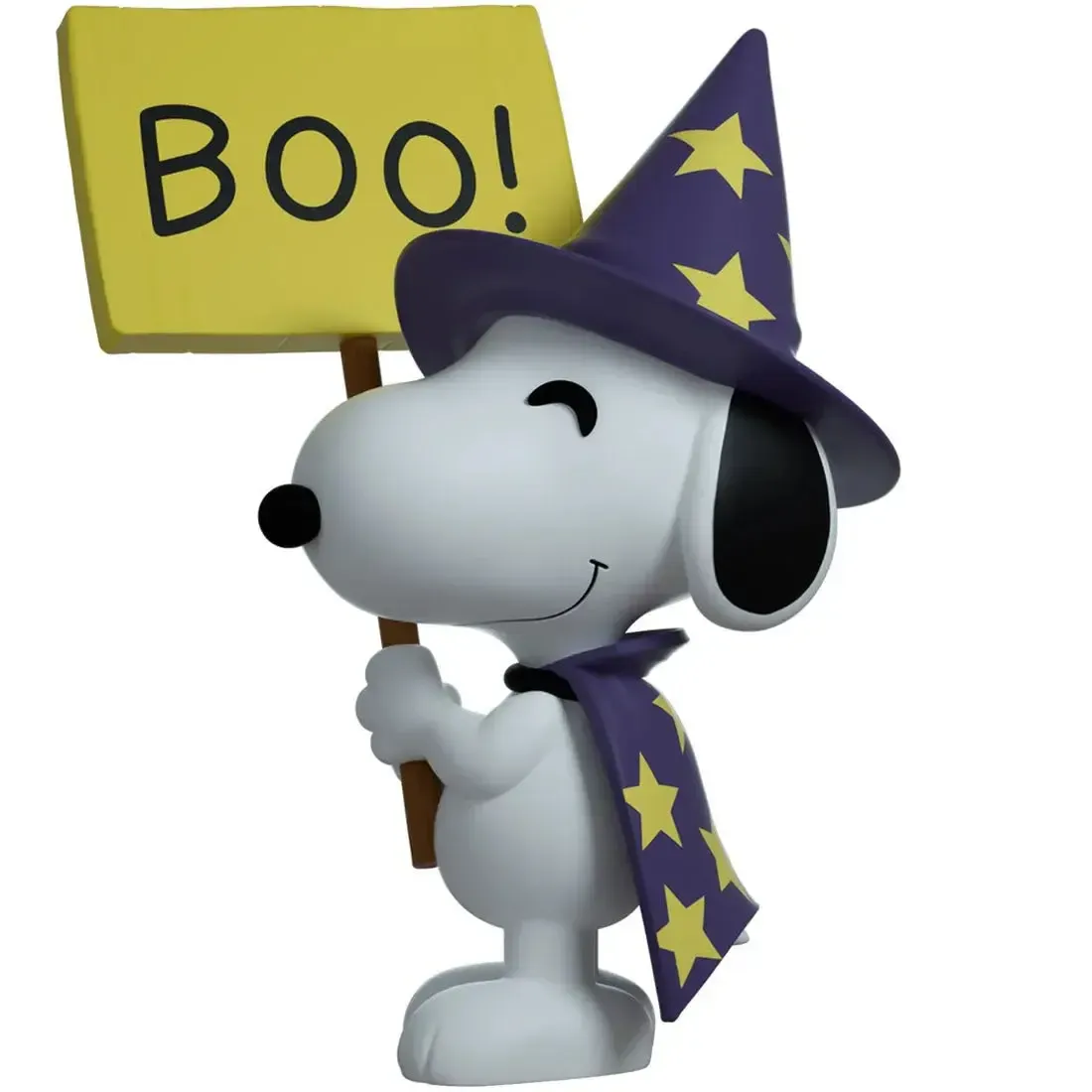 Peanuts - Halloween Costume Snoopy holding "Boo!" Sign Figure (5") - Youtooz - Image 4