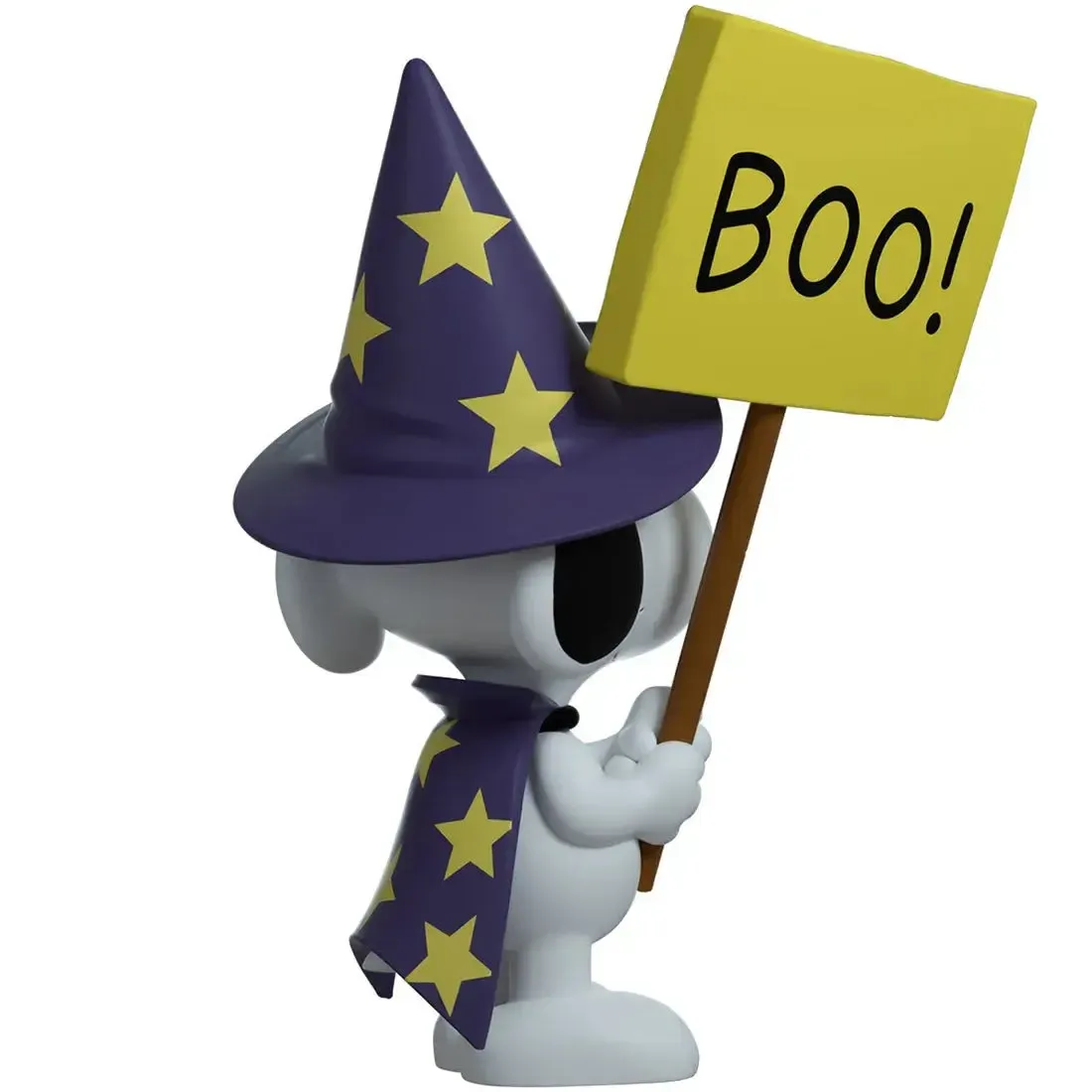 Peanuts - Halloween Costume Snoopy holding "Boo!" Sign Figure (5") - Youtooz - Image 6