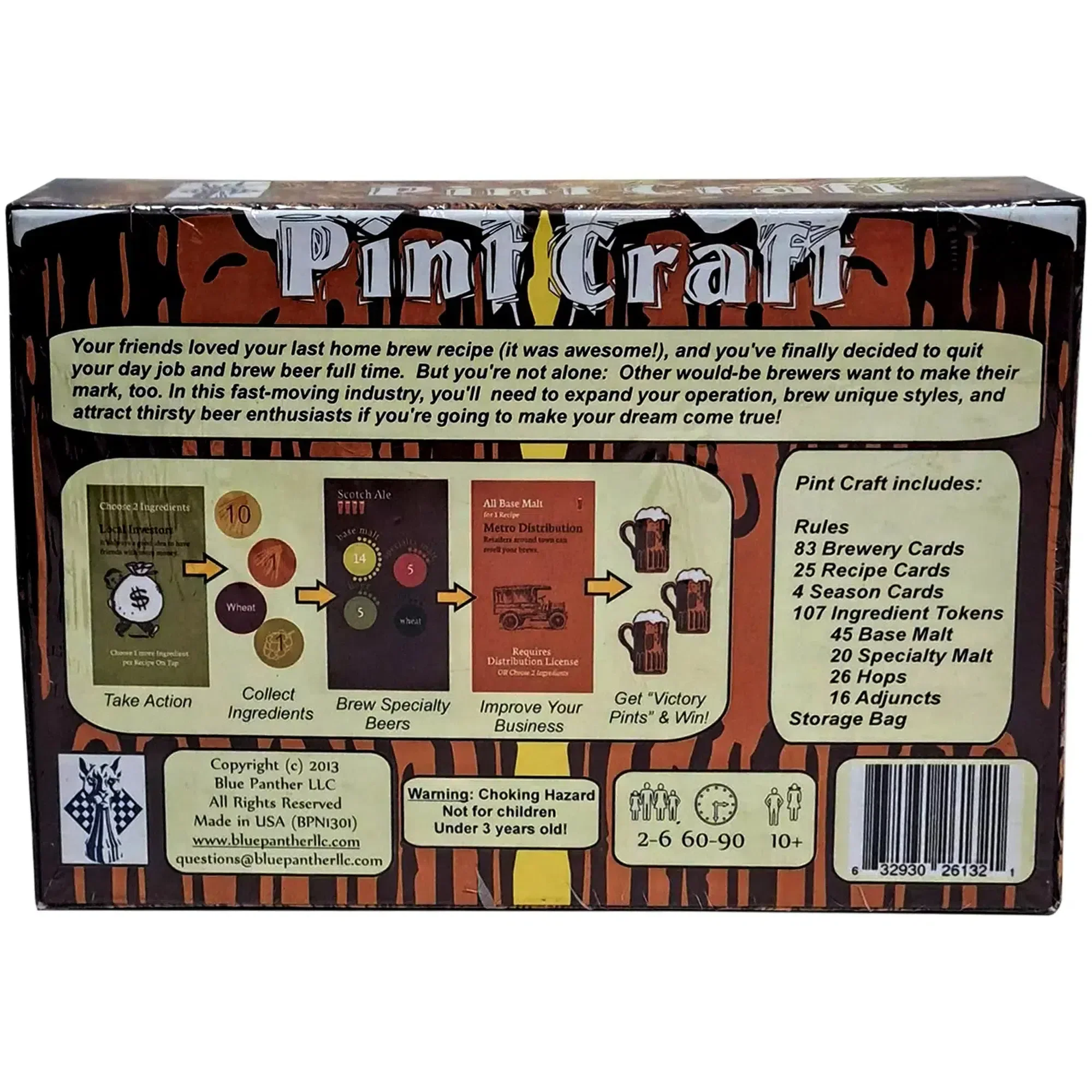 Pint Craft: Brew Your Way to Victory! - Economic Beer Brewing Card Game for Family, and Adults (2-6 Players, Ages 10+) - Blue Panther - Image 3