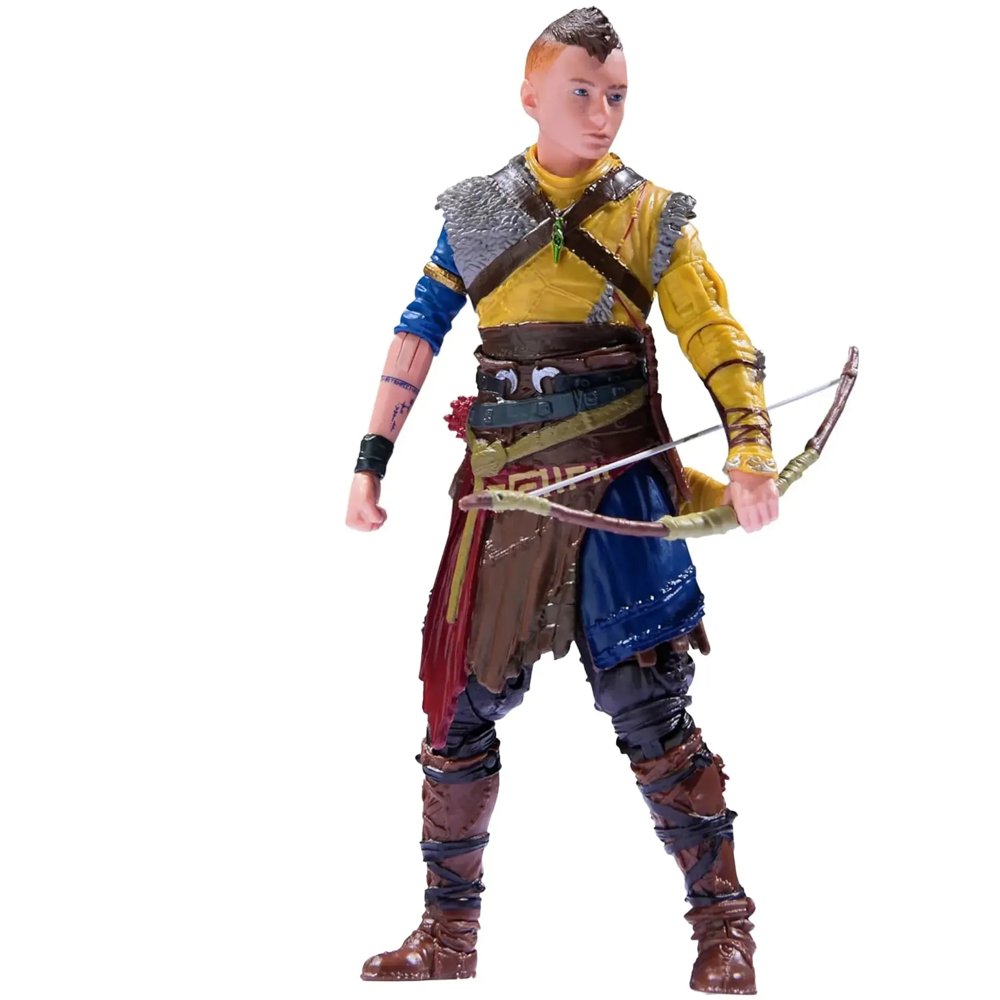 PlayStation [God of War Ragnarök] - Atreus Action Figure (6") - Spin Master - The Shapes Collection - (2024) - Image 4