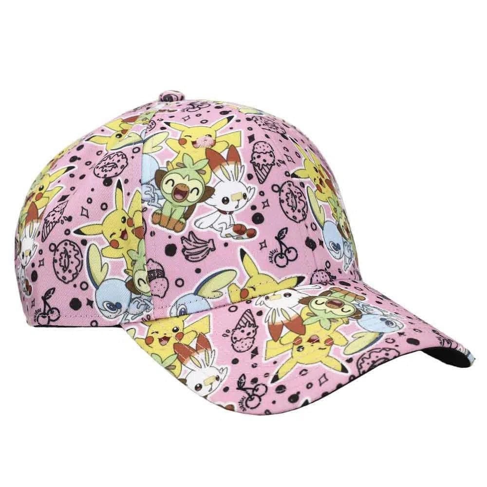Pokémon - Sweet Time Characters Hat (Pink, All Over Print) - Bioworld - Image 4