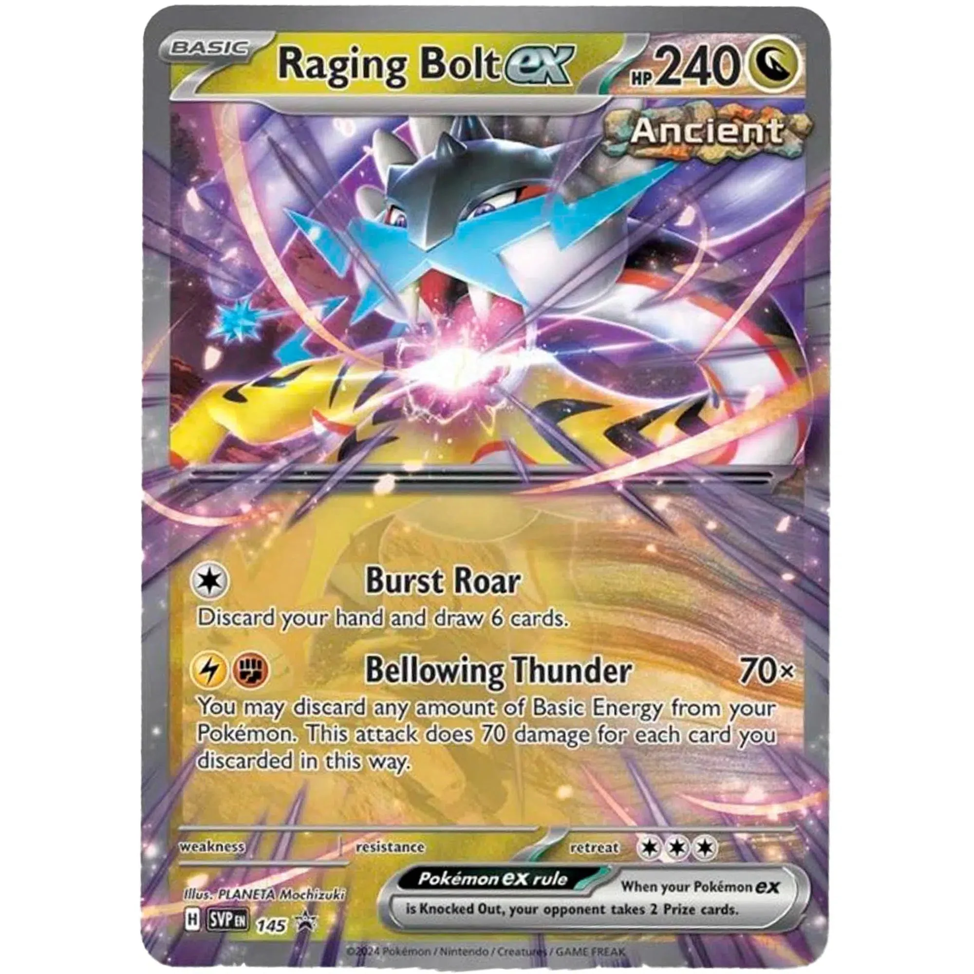 Pokémon TCG [Paradox Destinies] - Raging Bolt ex Tin - The Pokémon Company International - Image 3