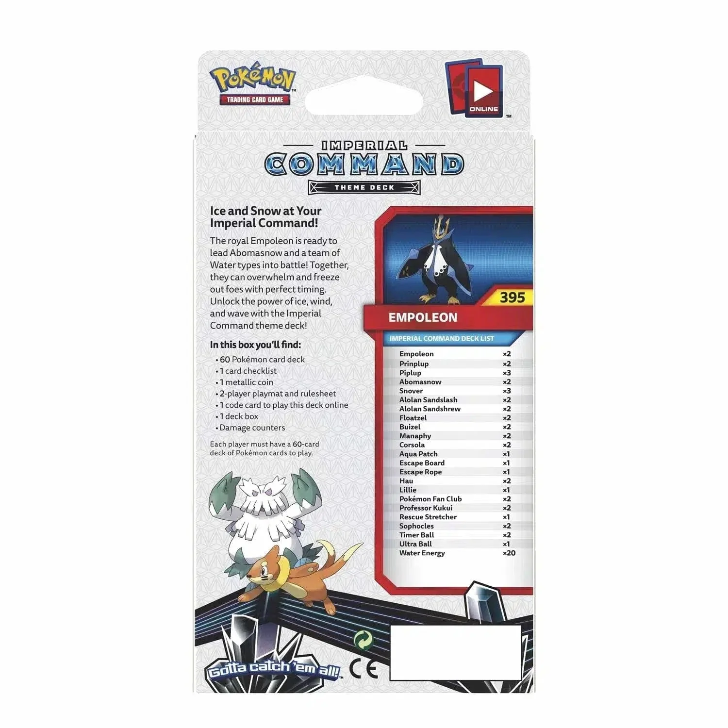 Pokémon TCG [Sun & Moon: Ultra Prism] - Imperial Command Theme Deck (Empoleon) - Image 2