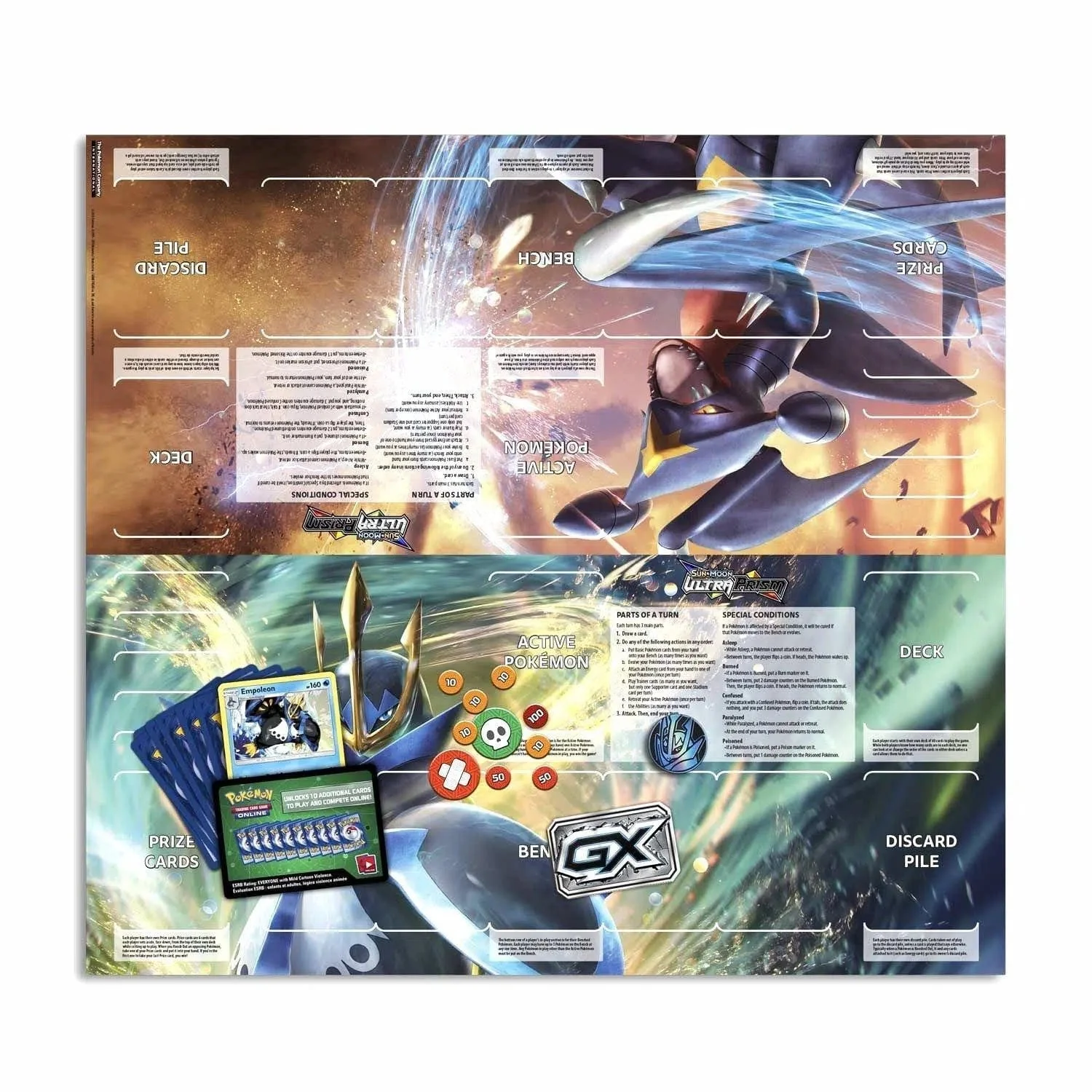 Pokémon TCG [Sun & Moon: Ultra Prism] - Imperial Command Theme Deck (Empoleon) - Image 5