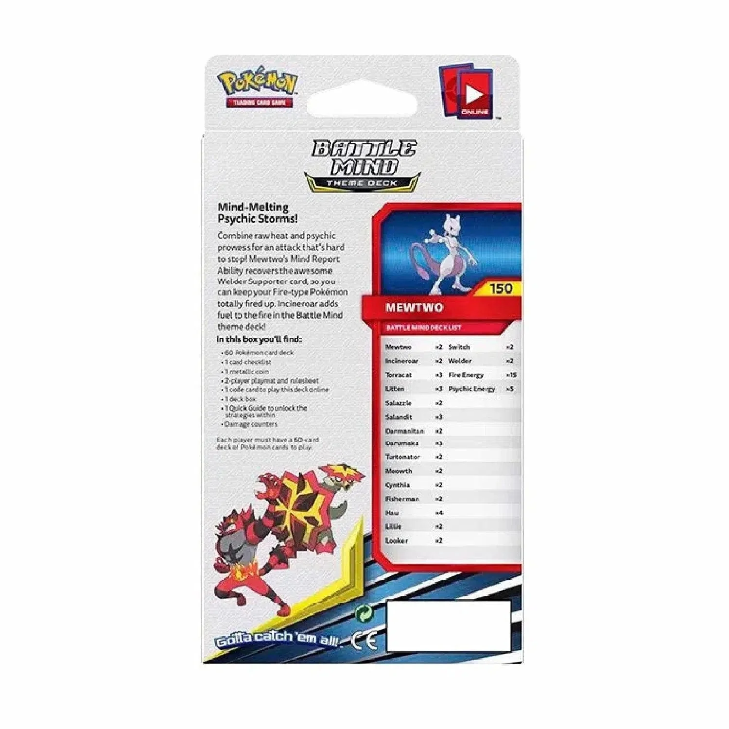 Pokémon TCG [Sun & Moon: Unbroken Bonds] - Battle Mind Theme Deck (Mewtwo) - Image 2
