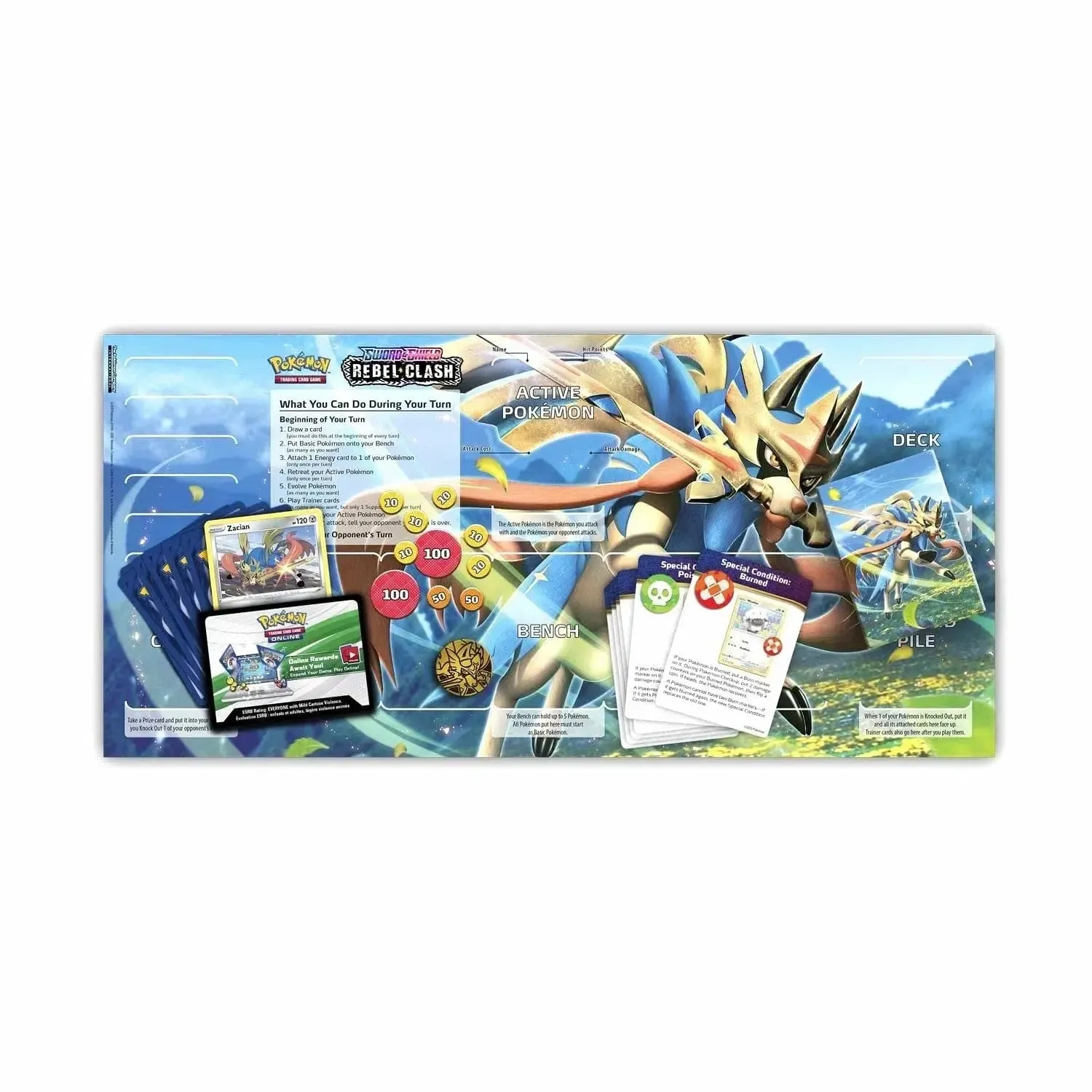 Pokémon TCG [Sword & Shield: Rebel Clash] - Zacian Theme Deck - Image 5