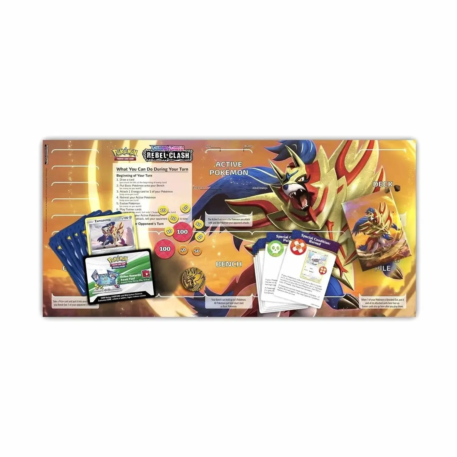 Pokémon TCG [Sword & Shield: Rebel Clash] - Zamazenta Theme Deck - Image 5