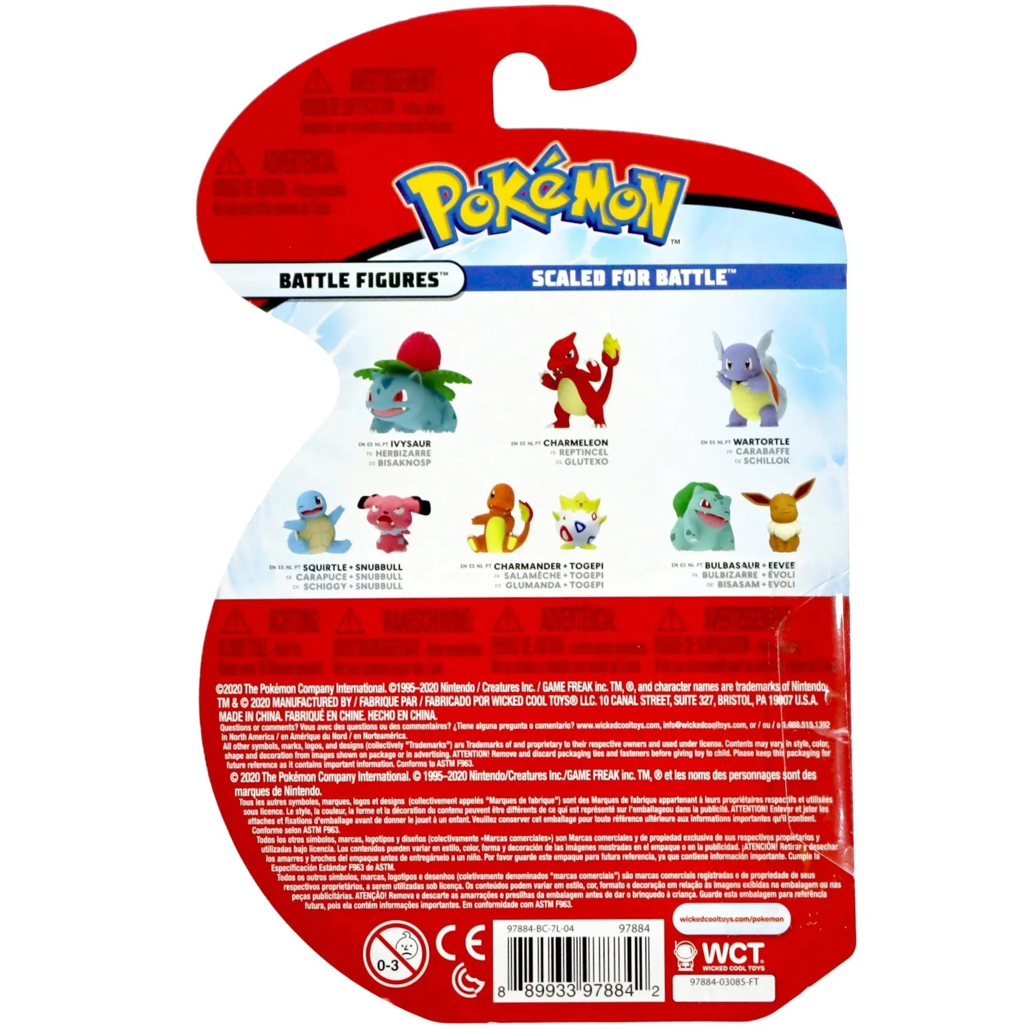 Pokémon - Togepi & Charmander Battle Pack Figure - Wicked Cool Toys - Image 2