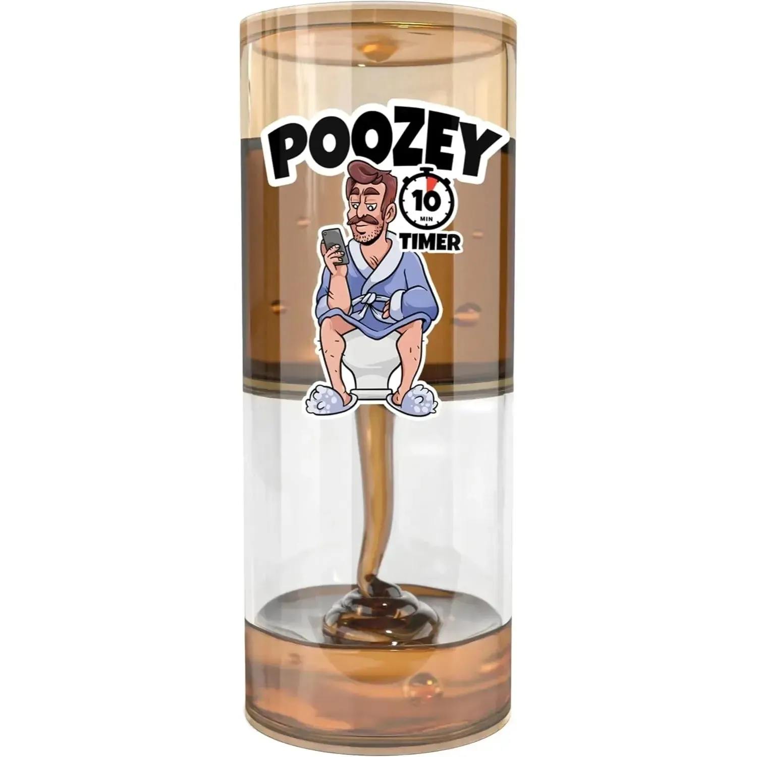 Poozey | Funny Poop Timer for The Toilet | A Gift for Dads and Husbands Who Spend Too Long in The Bathroom