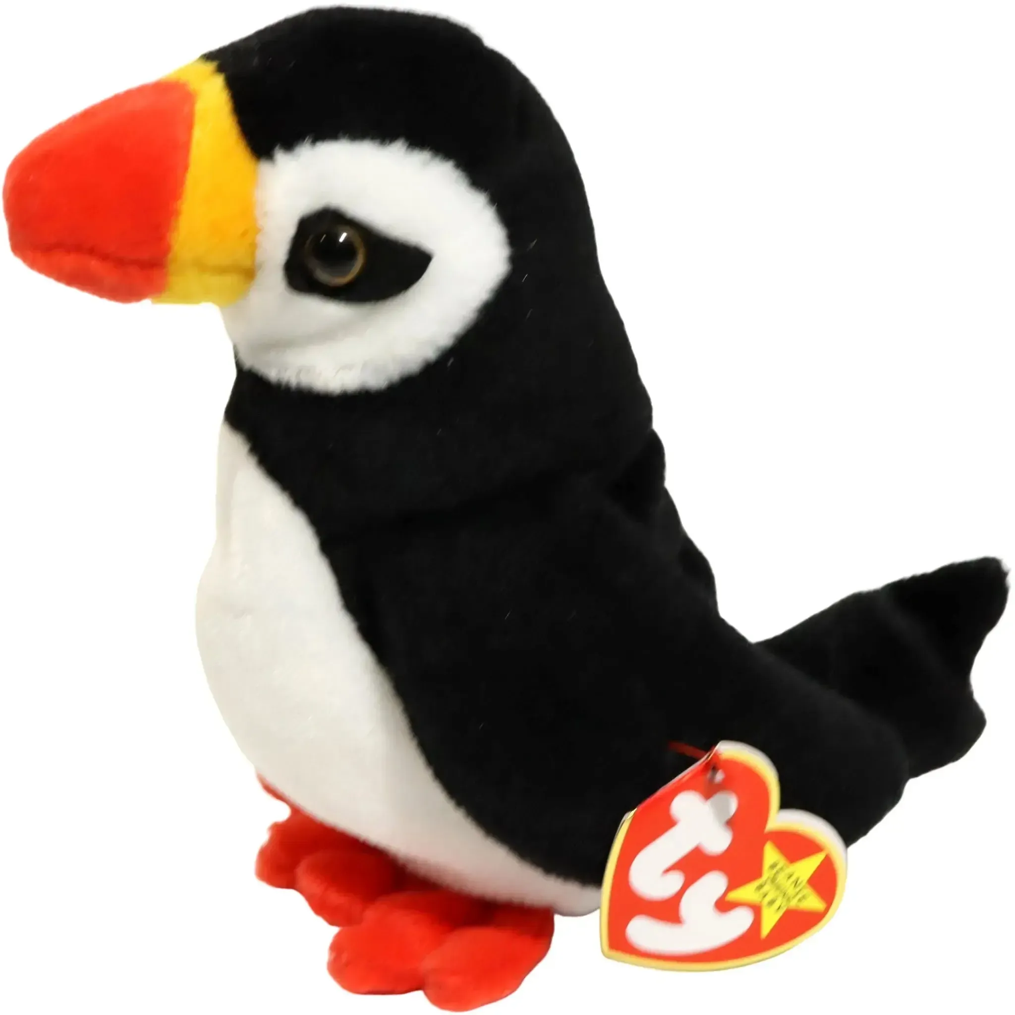 Puffer the Puffin Bird Plush (6") - Ty - Original Beanie Babies Series (1997) - Image 3