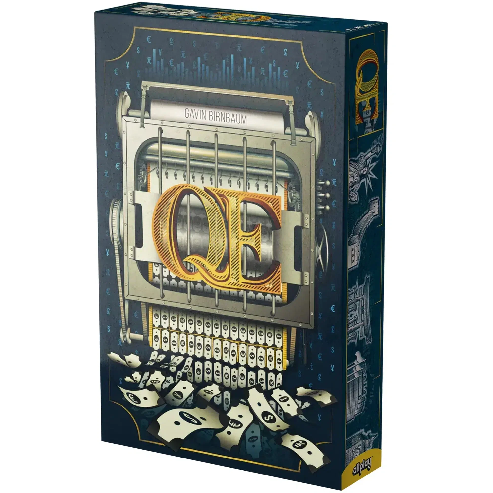 QE - Economic Finance Board Game for Family, and Adults (3-5 Players, Ages 12+) - Allplay