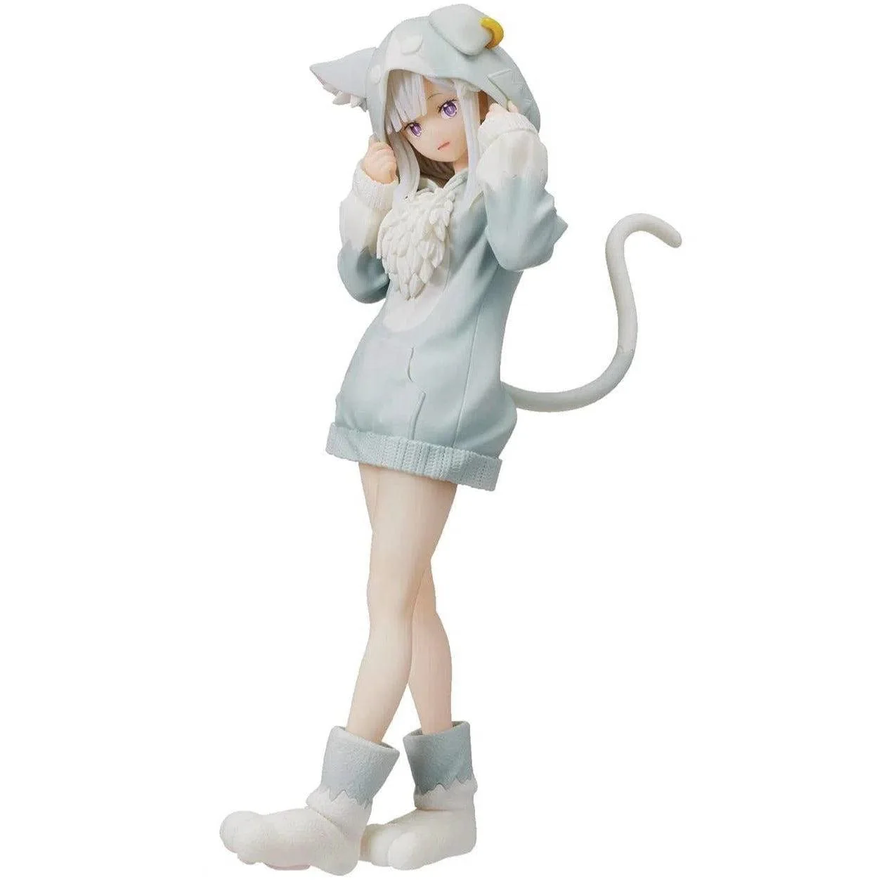 Re:Zero Starting Life in Another World - Emilia Figure (Great Spirit Puck Version) - SEGA - SPM