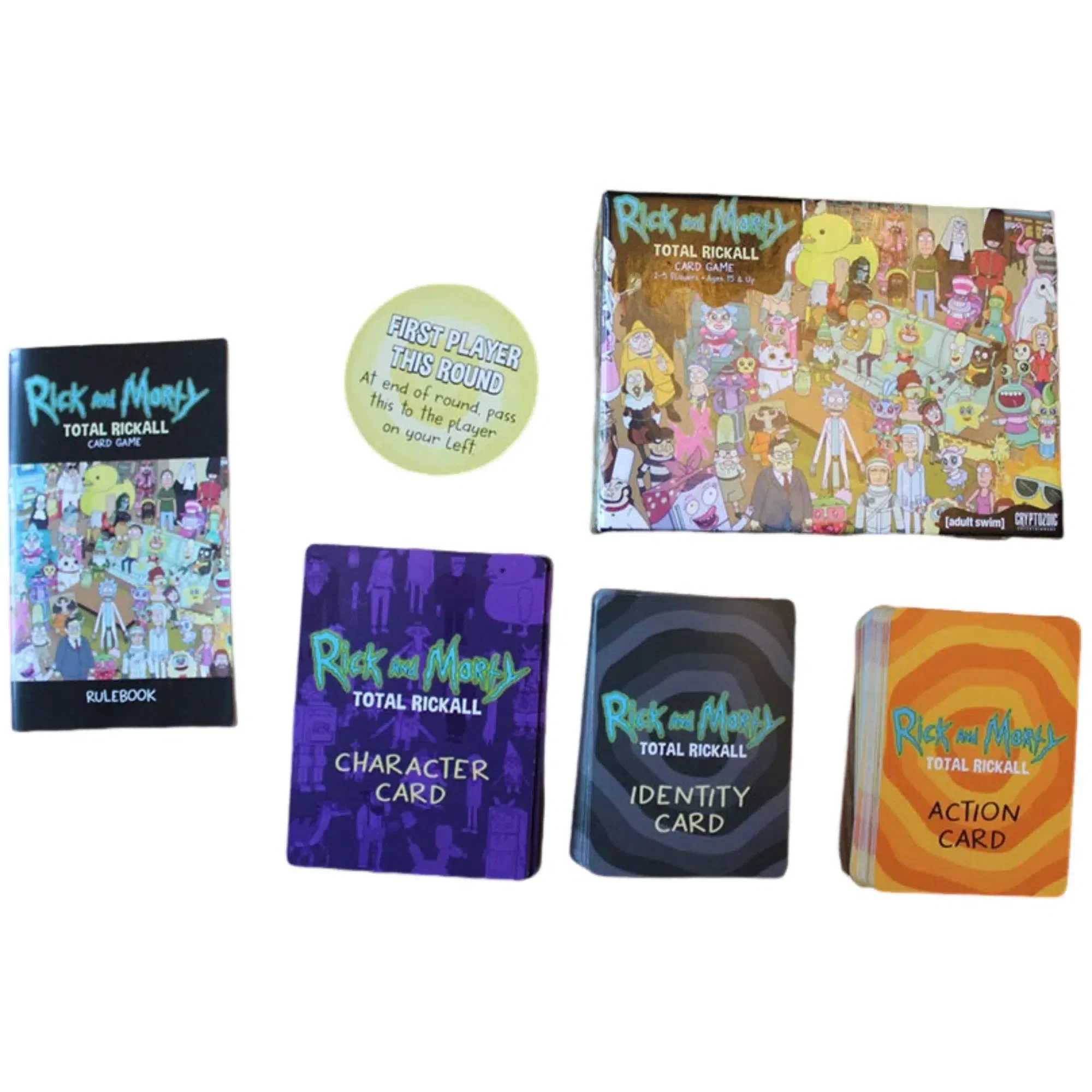 Rick and Morty: Total Rickall - Social Deduction Sci-Fi Card Game for Family, and Adults (2-5 Players, Ages 15+) - Cryptozoic Entertainment - Image 5