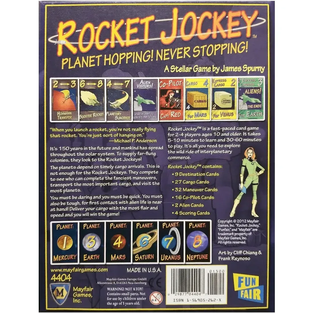 Rocket Jockey - Strategy Space Card Game for Family, and Adults (2-4 Players, Age 10+) - Mayfair Games - Image 3