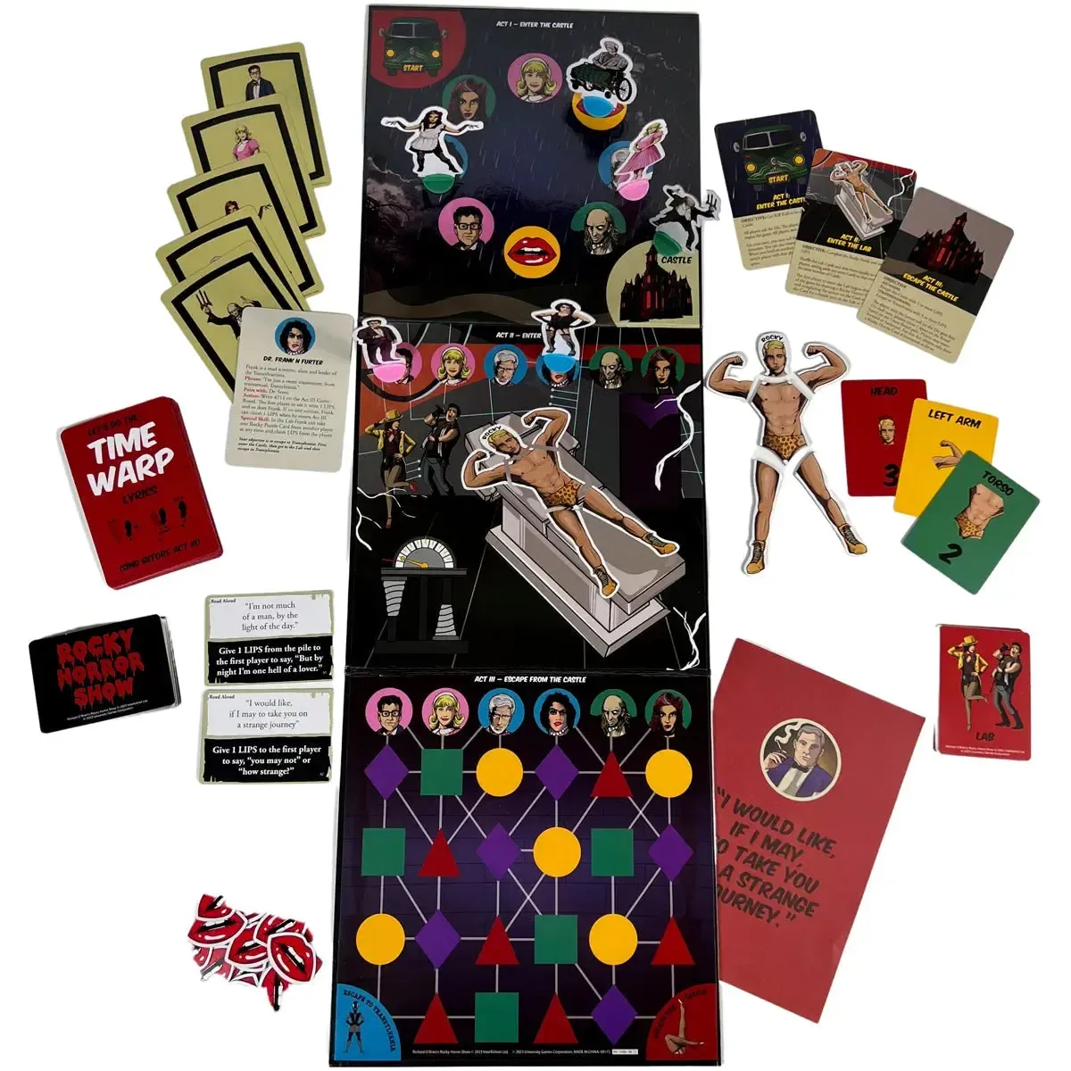 Rocky Horror Show [The Rocky Horror Picture Show] - Party Musical Board Game for Family and Adults (2-6 Players, Age 14+) - University Games - Image 5