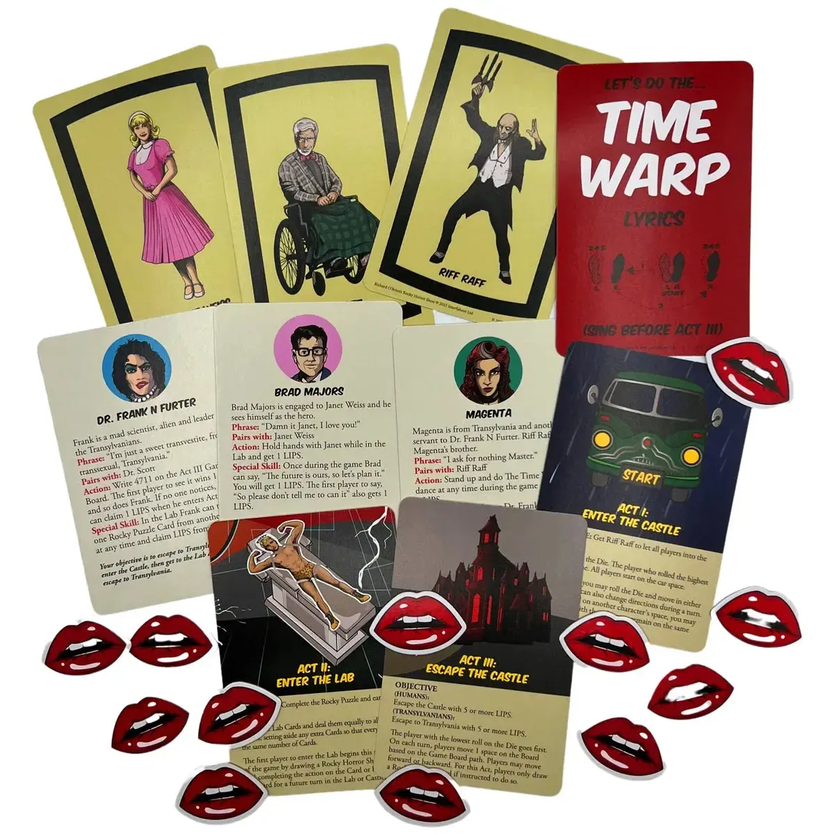 Rocky Horror Show [The Rocky Horror Picture Show] - Party Musical Board Game for Family and Adults (2-6 Players, Age 14+) - University Games - Image 6