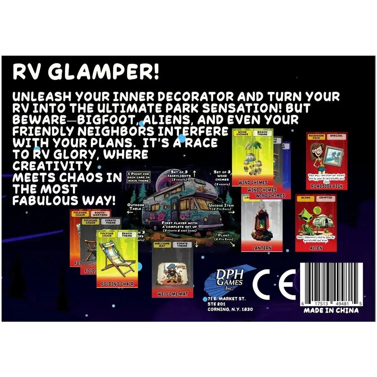 RV Glamper! - Competitive Pirates Card Game for Family, Adults, and Children (2-4 Players, Age 10+) - DPH Games - Image 3