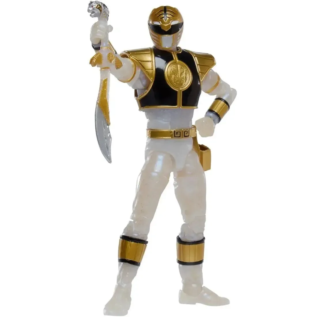 Saban's Power Rangers - Mighty Morphin White Ranger Action Figure (6") - Hasbro - Lightning Collection Series - Image 5