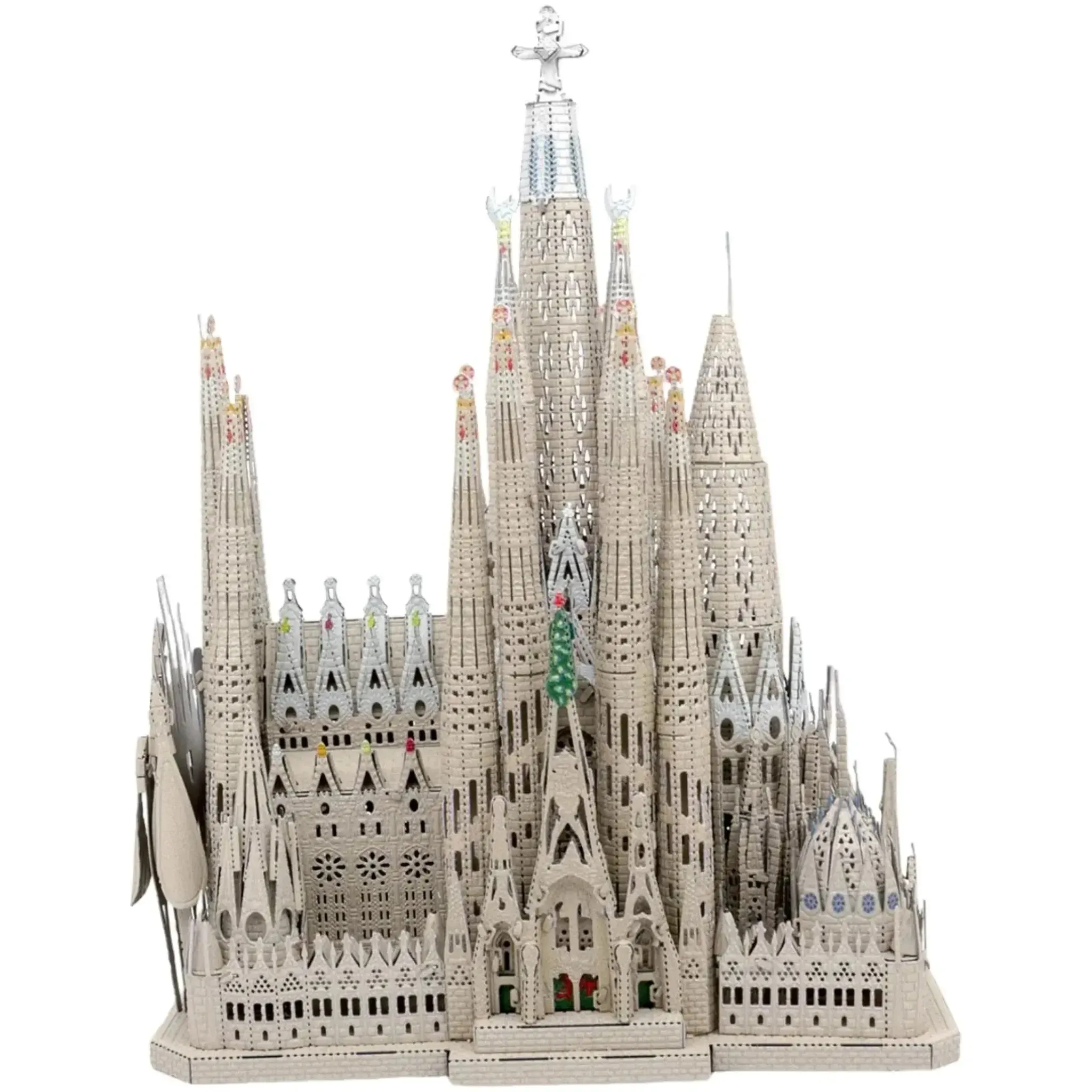Sagrada Familia Basilica Building 3D Figure Model Kit (1:988 Scale, Steel, Hard Difficulty) - Fascinations - Metal Earth Premium Series - (2024) - Image 5