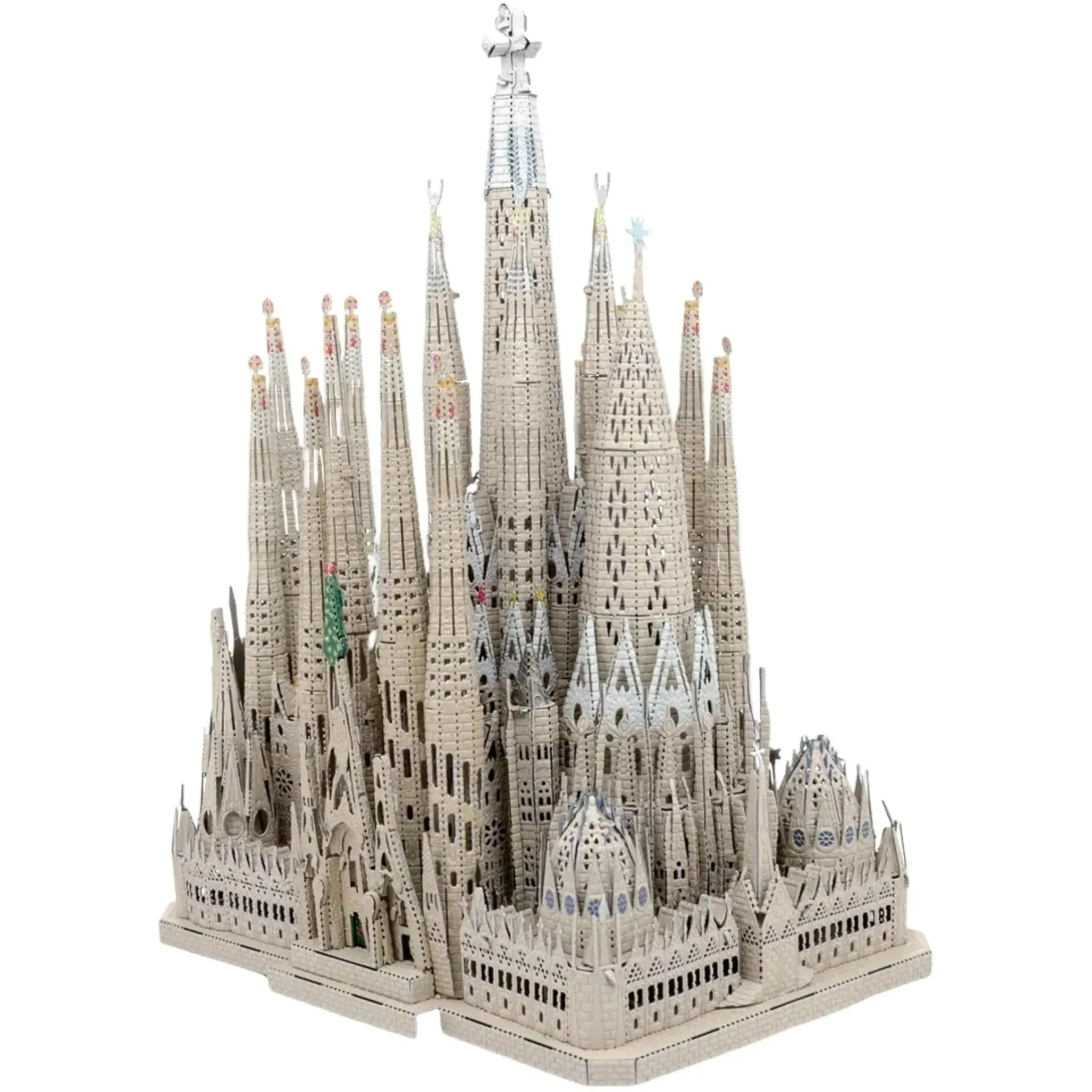 Sagrada Familia Basilica Building 3D Figure Model Kit (1:988 Scale, Steel, Hard Difficulty) - Fascinations - Metal Earth Premium Series - (2024) - Image 6