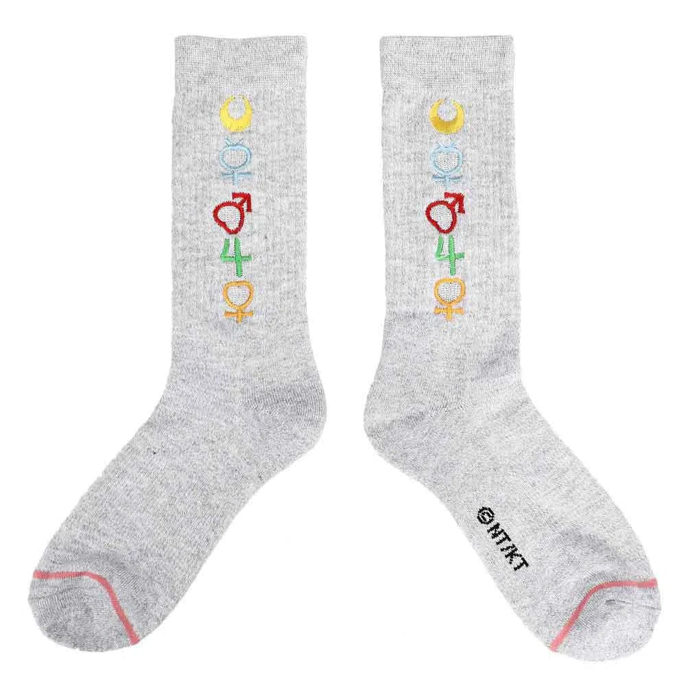 Sailor Moon - Astronomy Symbols Crew Socks - Bioworld - Image 2