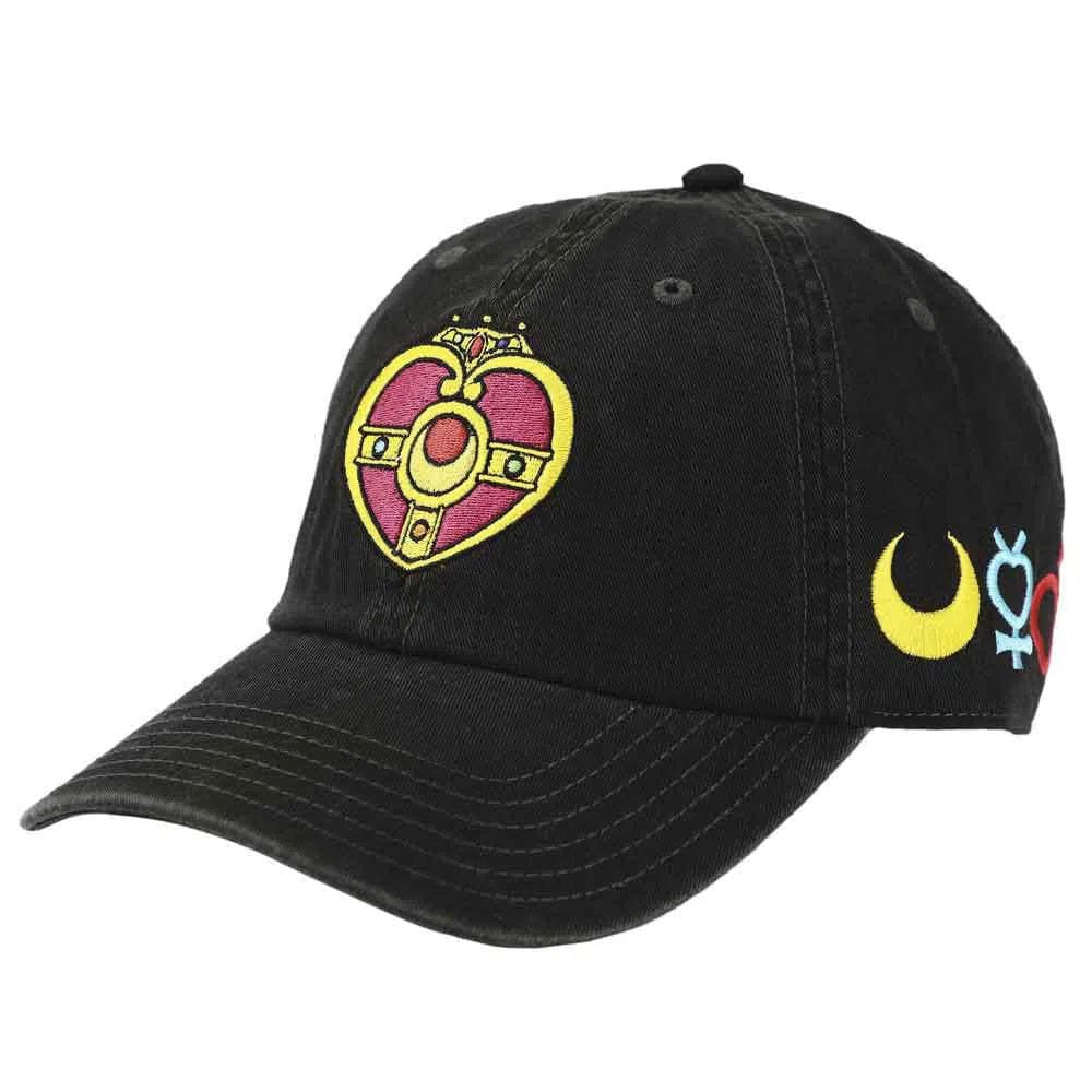 Sailor Moon - Cosmic Heart Compact Embroidered Hat (Black) - Bioworld - Image 3