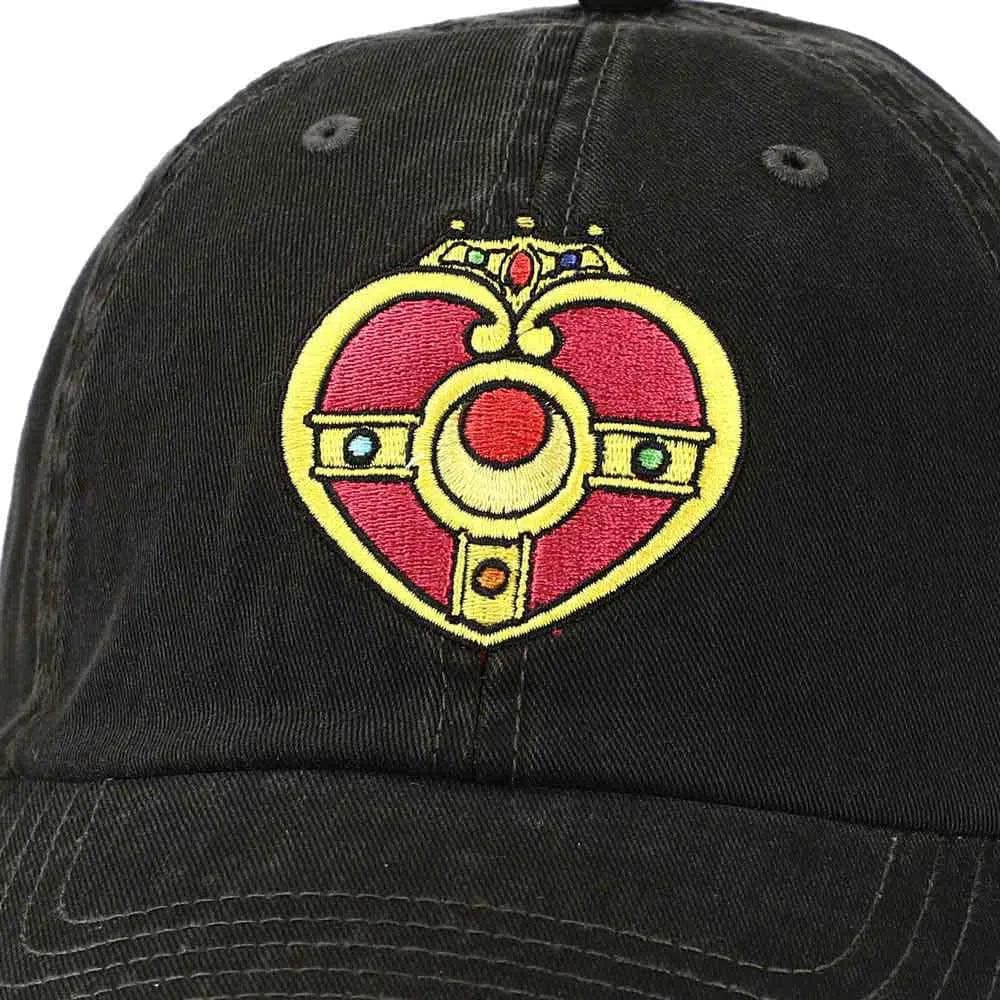Sailor Moon - Cosmic Heart Compact Embroidered Hat (Black) - Bioworld - Image 6