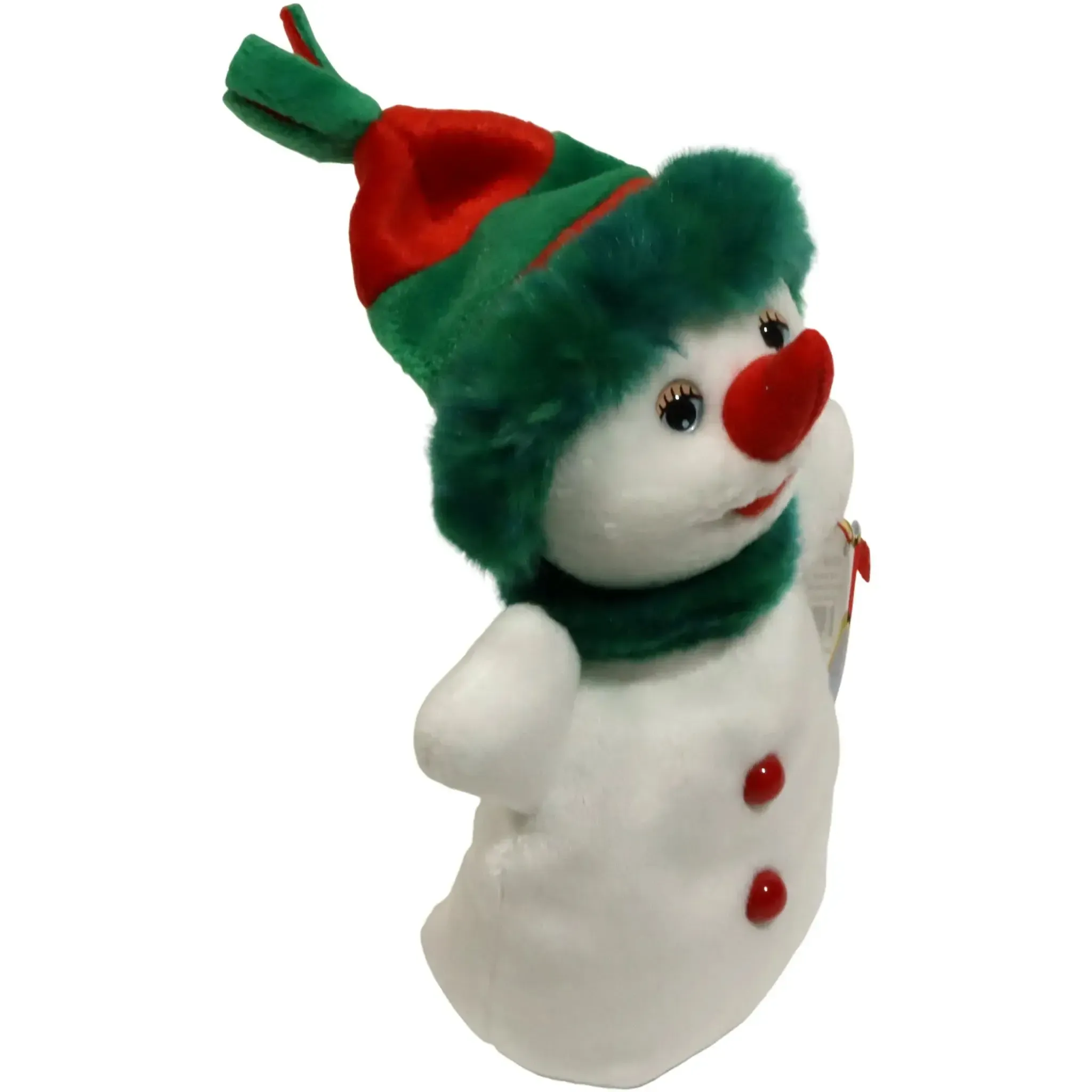 Snowgirl the Snowman Plush (8") - Ty - Original Beanie Babies Series (2000) - Image 4