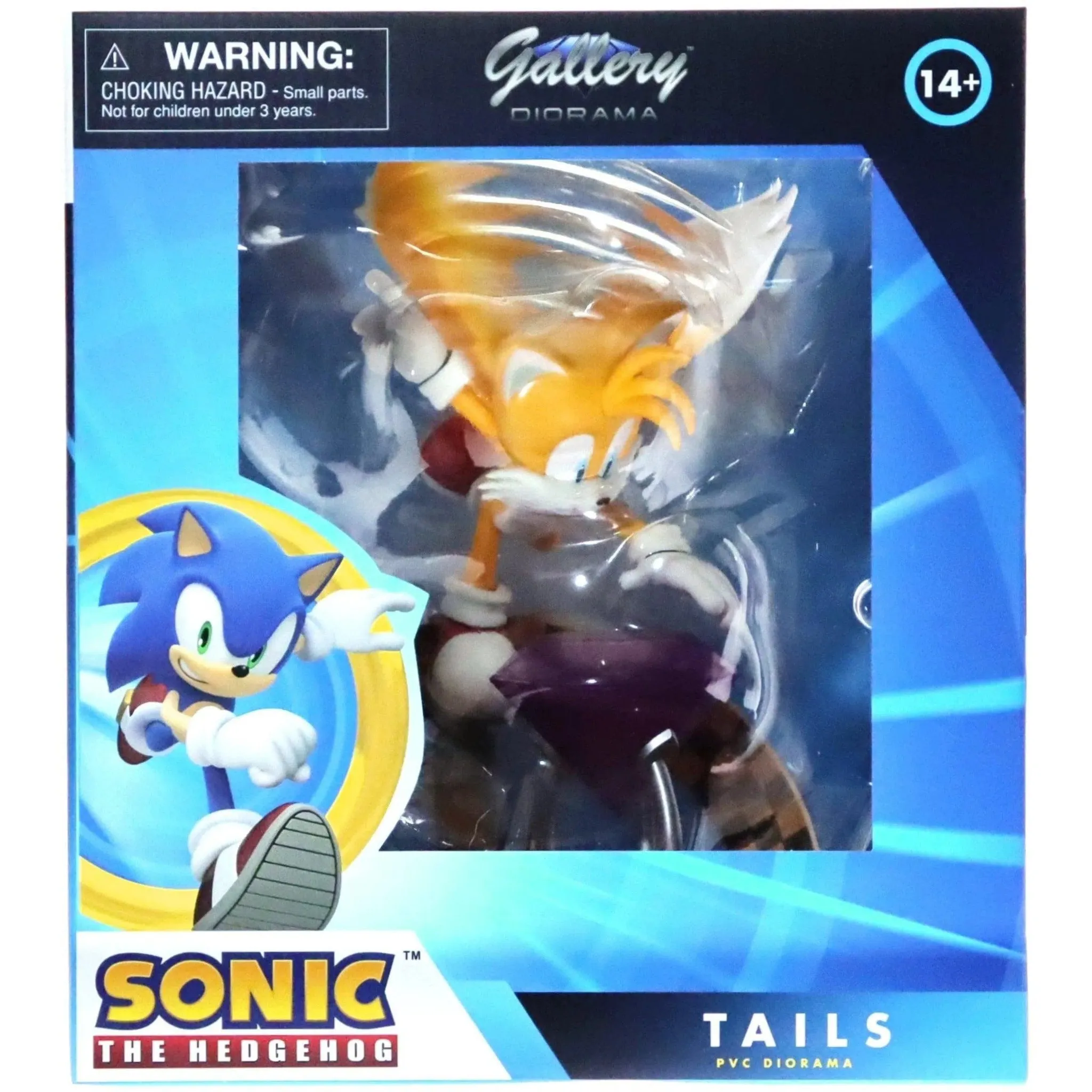 Sonic the Hedgehog - Tails Figure (9") - Diamond Select Toys - Gallery Diorama Series - Image 2