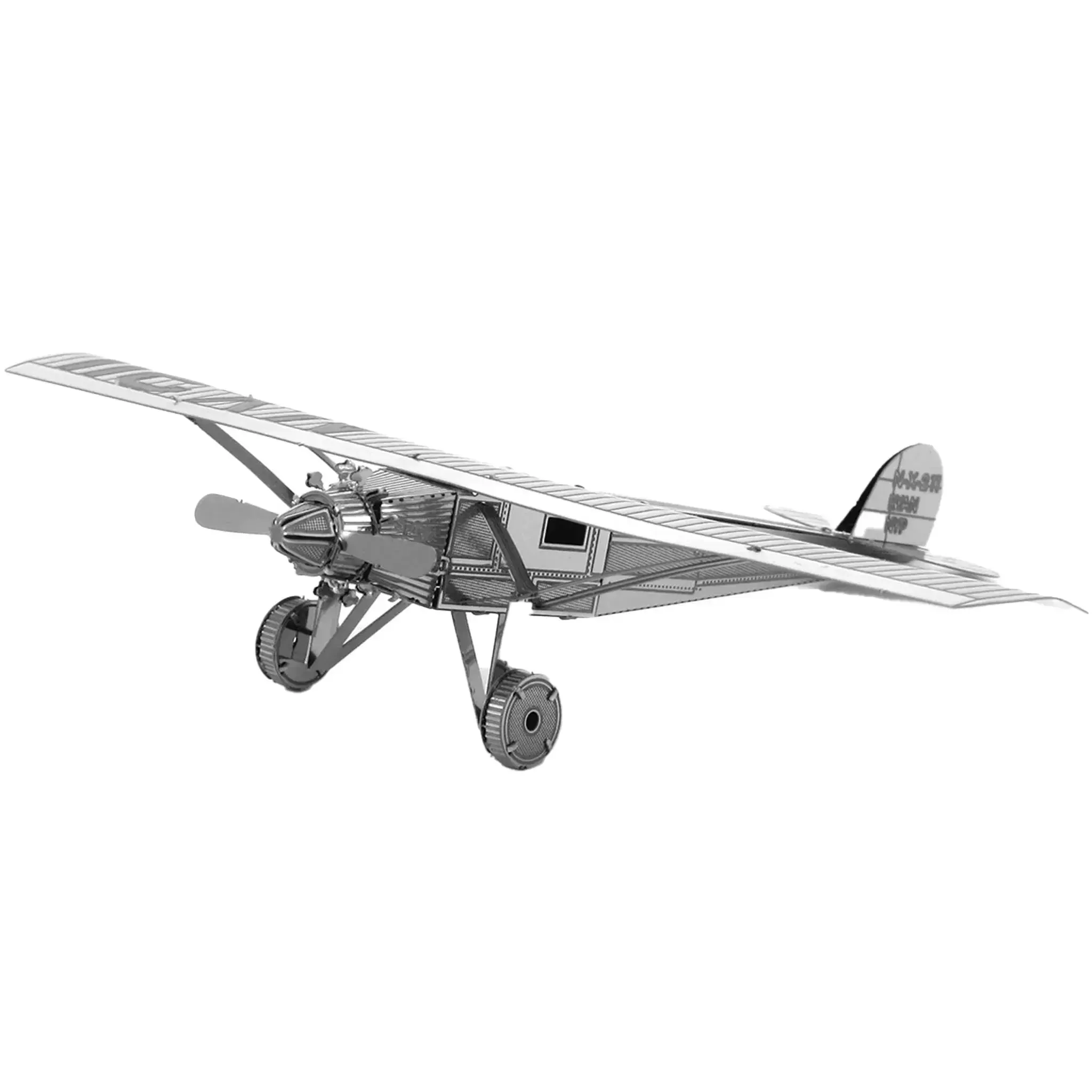 Spirit of St. Louis Airplane Figure Model Kit (Steel, Easy Difficulty) - Fascinations - Metal Earth Series - (2022) - Image 4