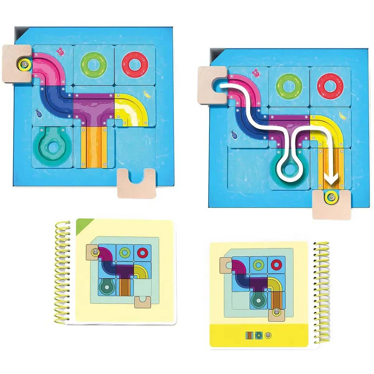 Splash Labyrinth - Rolling Maze Puzzle Game for Children (1 Player, Ages 6+) - HABA - Logic! GAMES Series - Image 5
