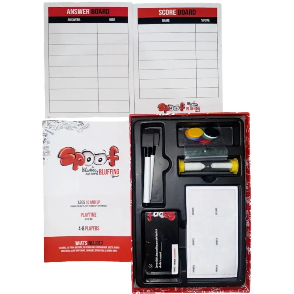 Spoof - Bluffing Trivia Card Game for Family and Adults (4-8 Players, Age 10+) - Inspiration Play! - Image 5