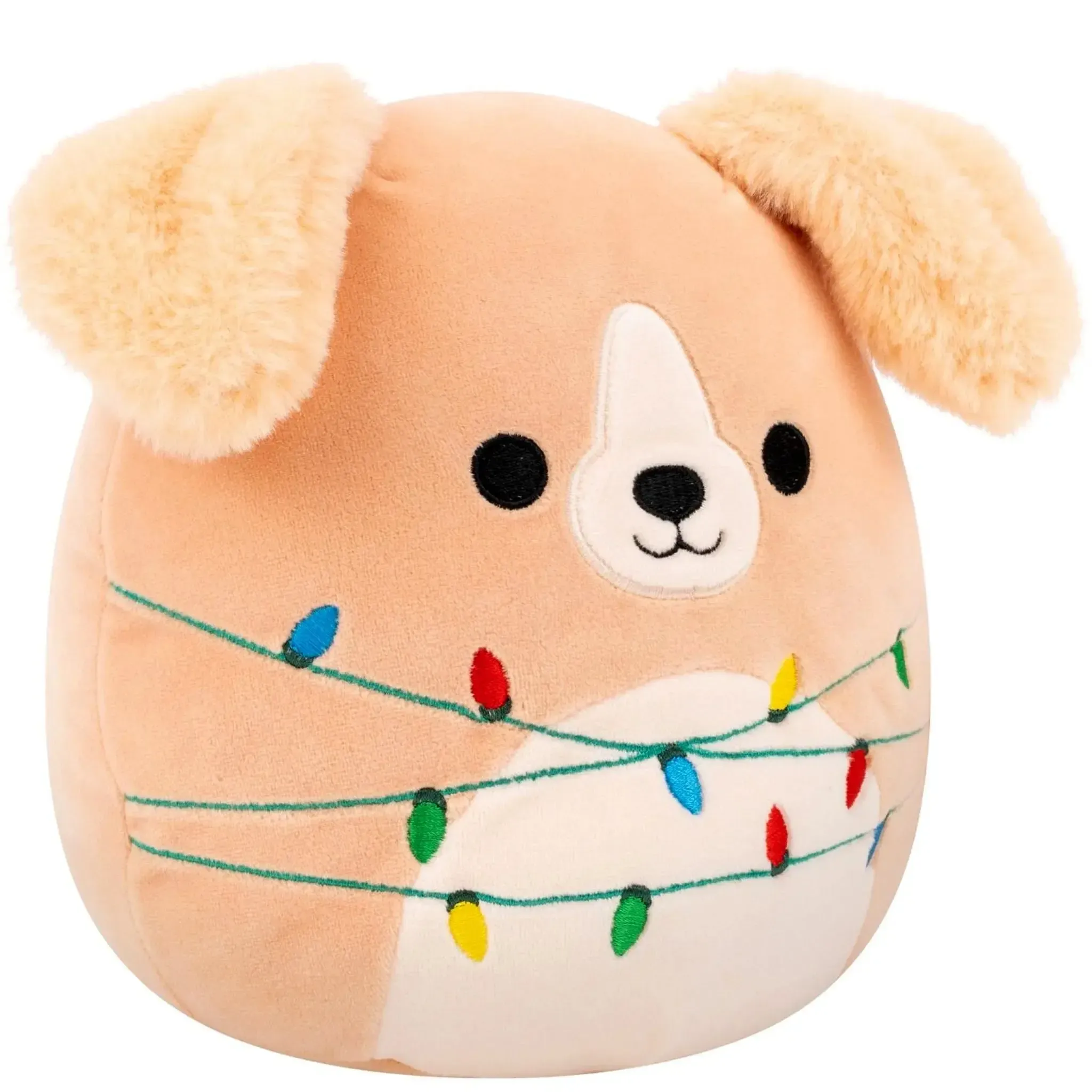 Squishmallows - Christmas Edition Stevon the Dog with Holiday Lights Plush (9.5") - Jazwares - (2024) - Image 3