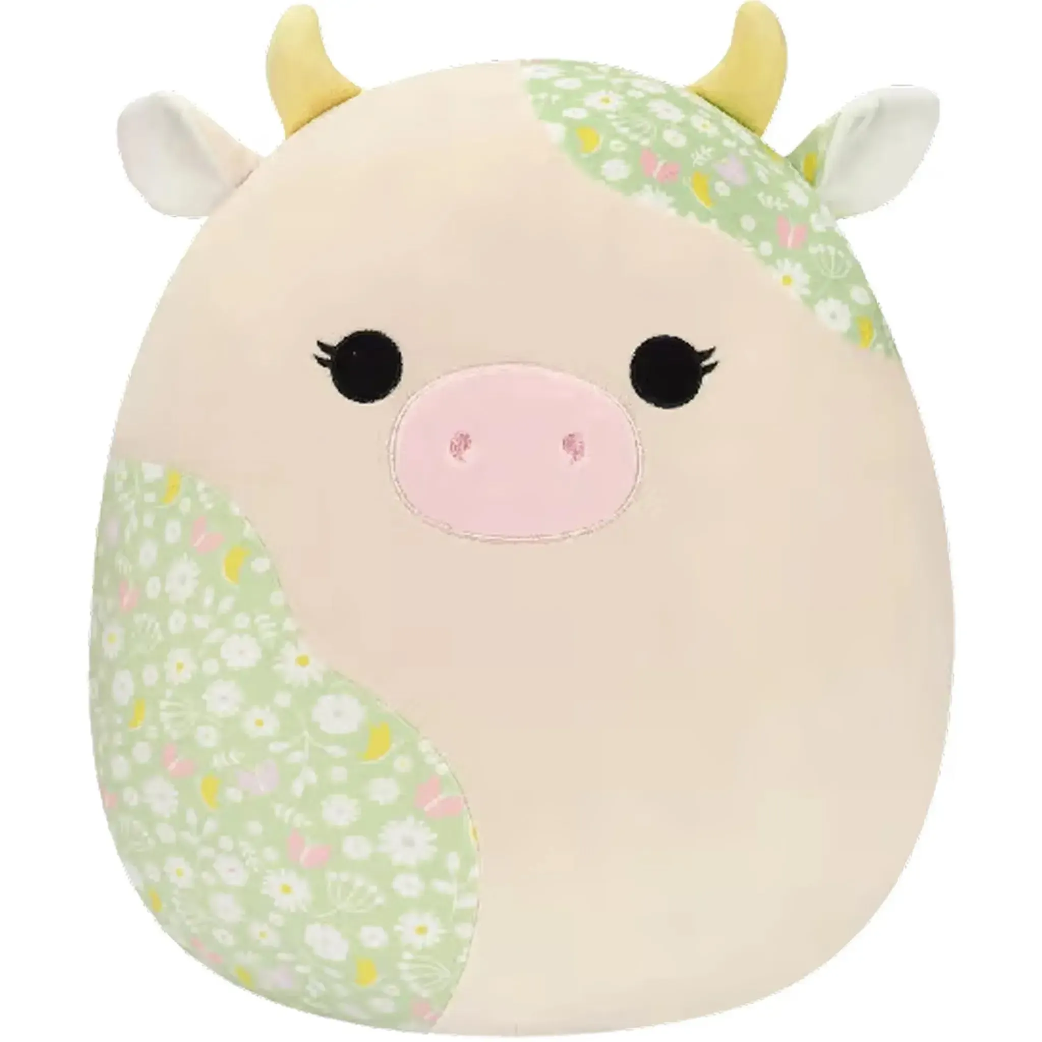 Squishmallows - Easter Edition Cream and Green Floral Ada the Cow Plush (8.5") - Jazwares - (2024)