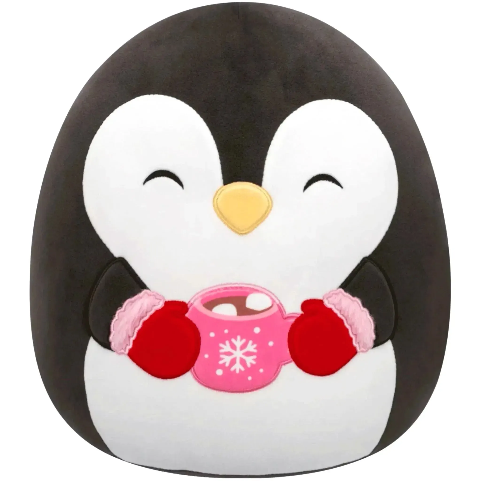 Squishmallows - Winter Edition Luna the Penguin Holding Hot Chocolate Mug Plush (12") - Jazwares - (2025)