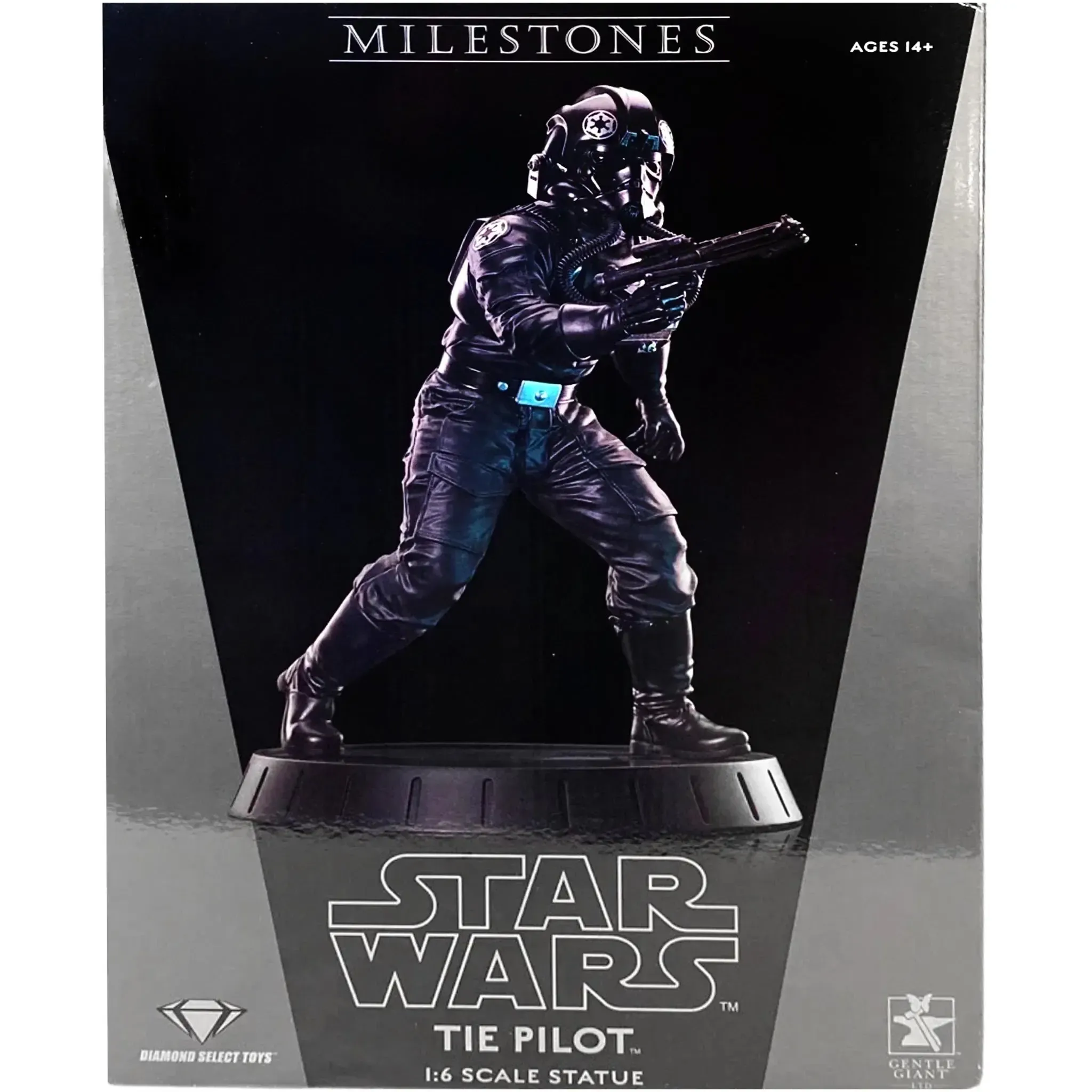 Star Wars [A New Hope] - TIE Pilot Statue Figure (12", 1:6 Scale, Limited Edition: 1 of 1,000) - Diamond Select Toys [Gentle Giant Ltd.] - Milestones Series - (2024)