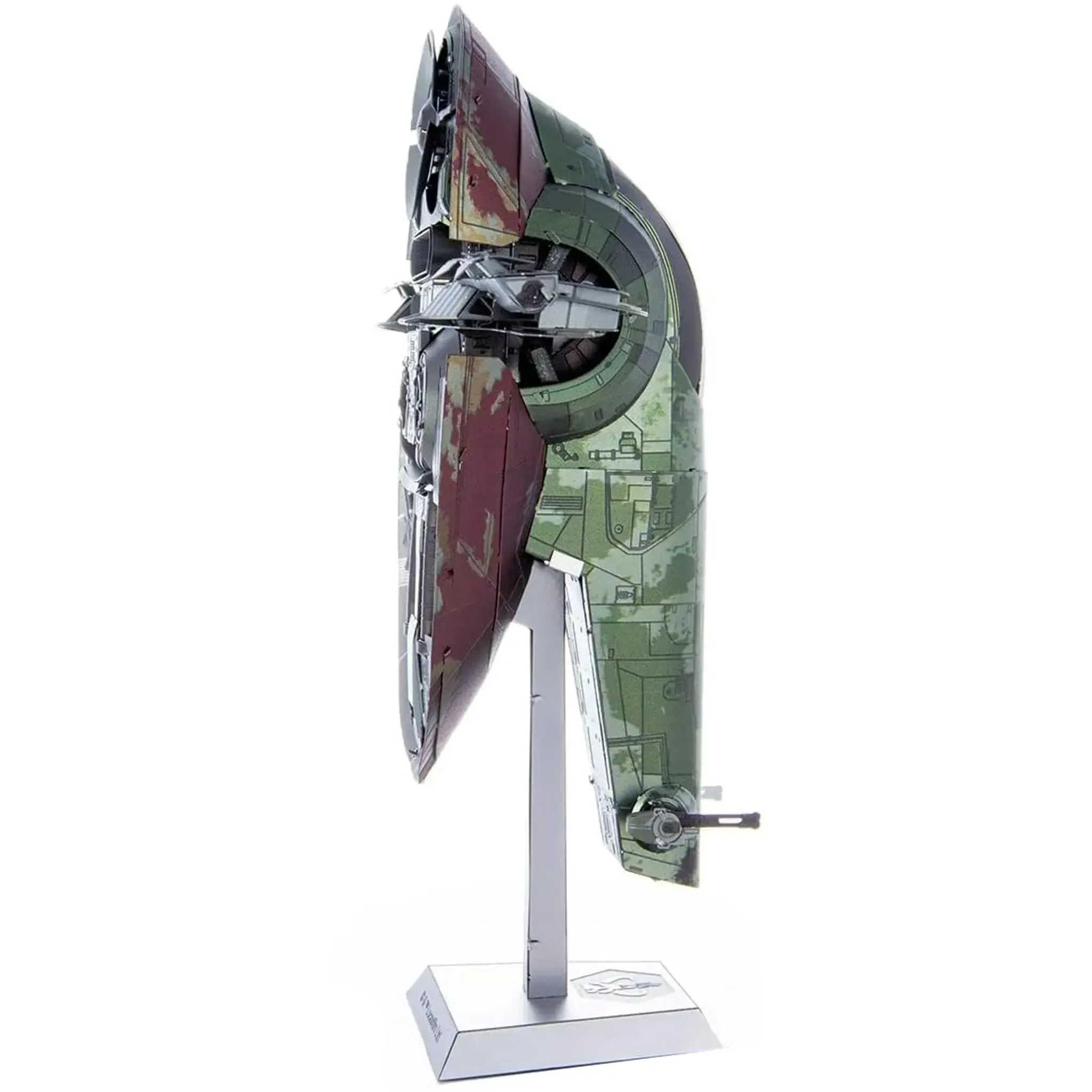 Star Wars - Boba Fett's Starfighter Ship Figure Model Kit (Steel, Challenging Difficulty) - Fascinations - Metal Earth Premium Series - Image 4